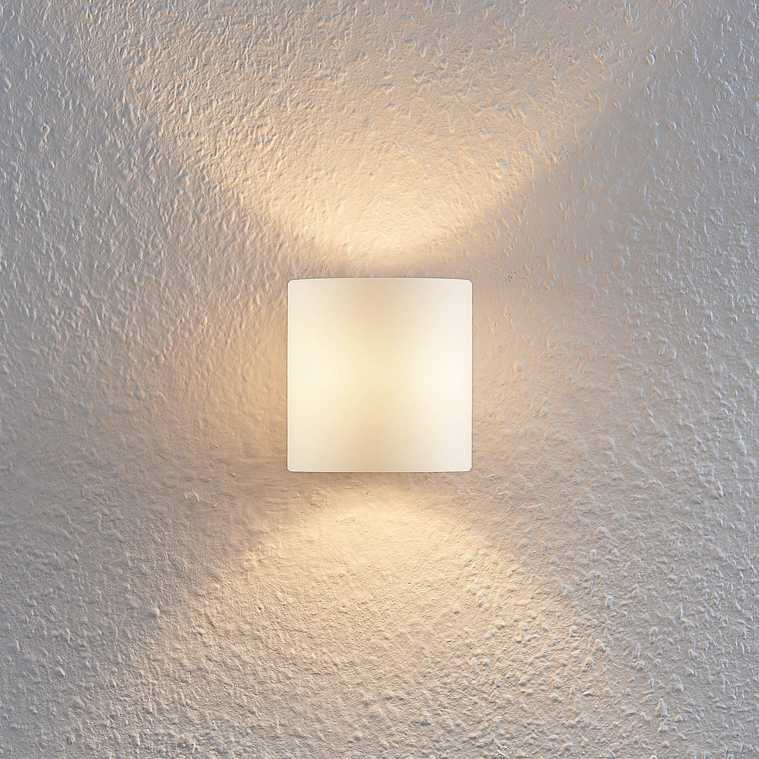 B-Ware Lindby Nanda Glas Wandleuchte Rund Wandlampe Lampe Leuchte Spot Licht  - 4251096564617