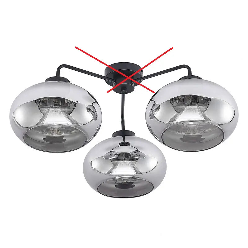 B-Ware Lindby Navidia Deckenlampe Deckenleuchte Lampen Rauchglas Siehe Text/Foto - 4251911728866