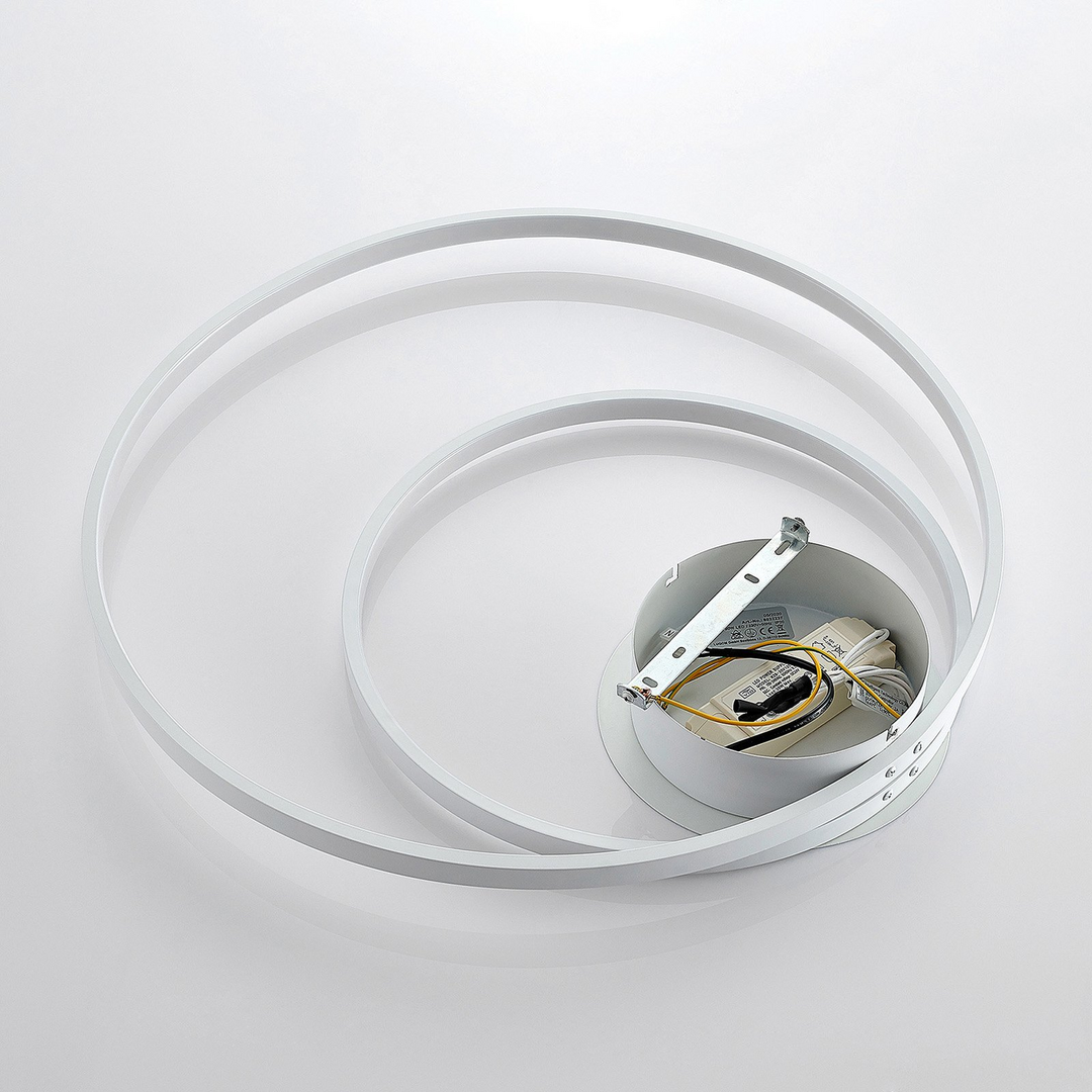 Lindby Nerwin Led Deckenlampe Deckenlampe Leuchte Lampe Led ø 61 Cm Rund Weiß847 B-Ware - 4251096574029