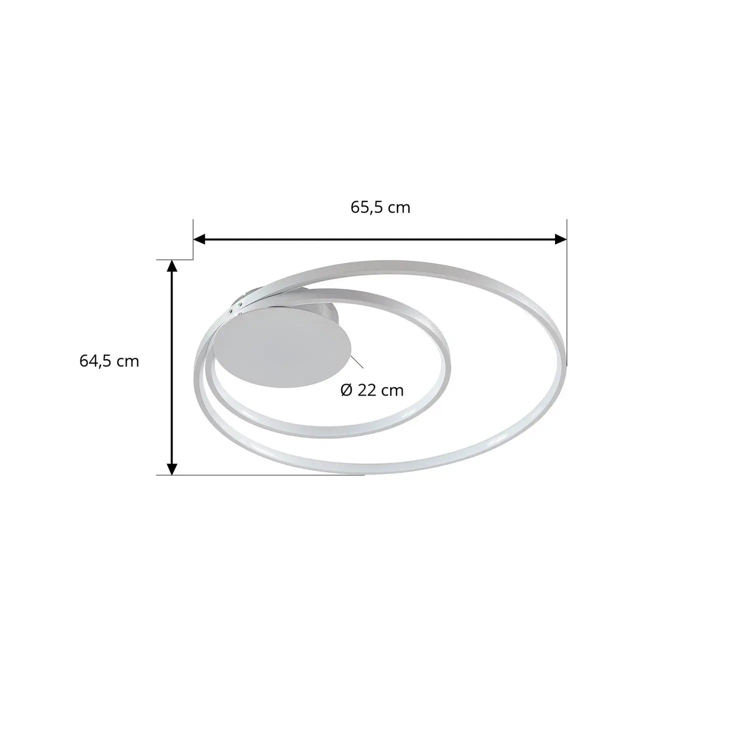 B-Ware Lindby Nerwin Led Deckenlampe Deckenleuchte Lampe Leuchte Licht 30 W Alu Chrom - 4251096574012