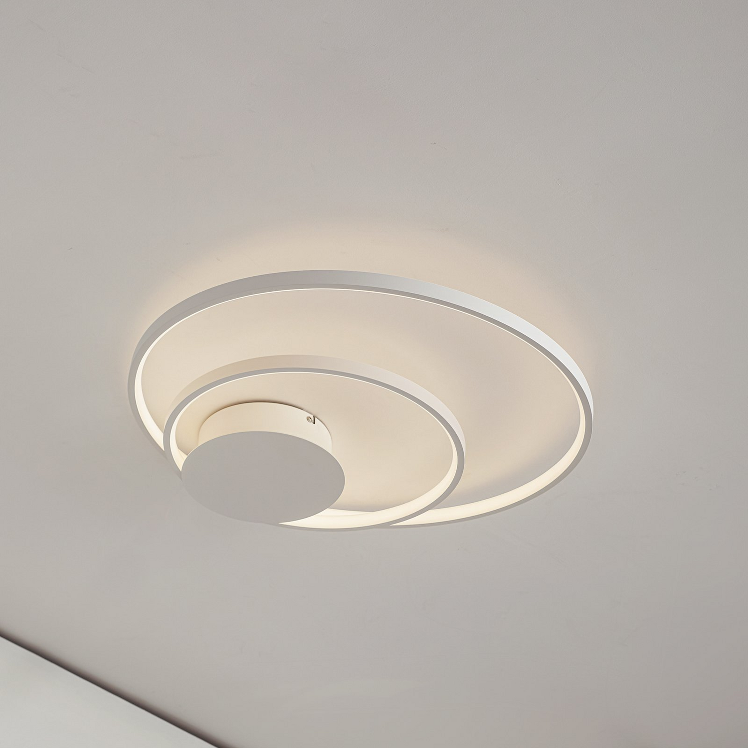 B-Ware Lindby Deckenleuchte Lampe Led Rund Weiß Matt Nerwin Aluminium Dimmbar346 - 4251096574029