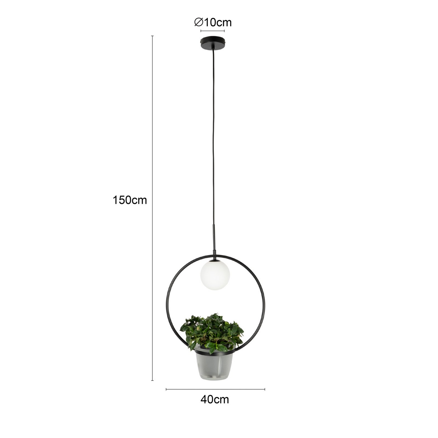 B-Ware Lindby Orna Hängeleuchte Einflammig Blumenampel Deckenlampe Lampe Leuchte Spot - 4251911763362