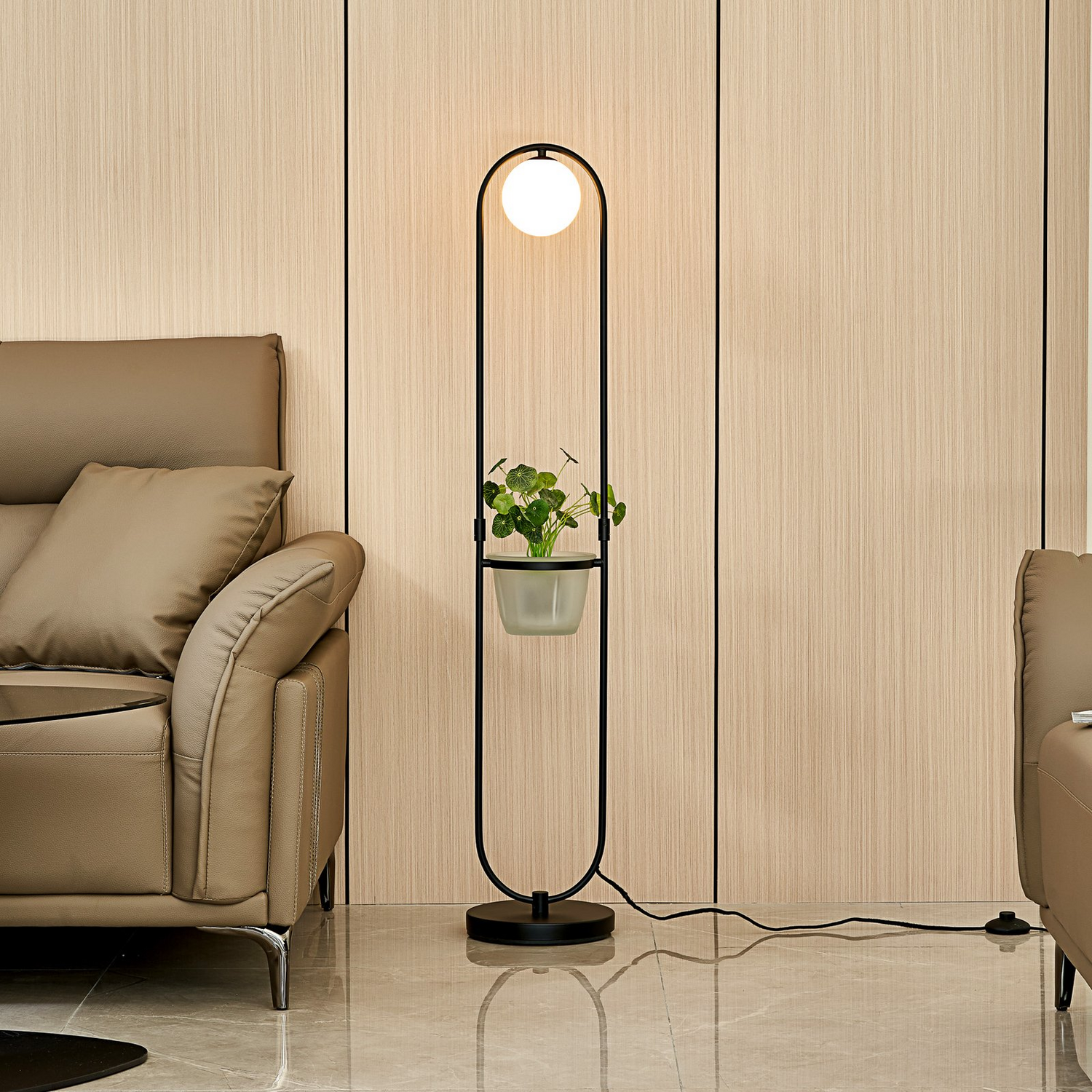 B-Ware Lindby Orna Stehleuchte Stehlampe Leselampe Leuchte Lampe Blumenampel Einflammig - 4251911763348