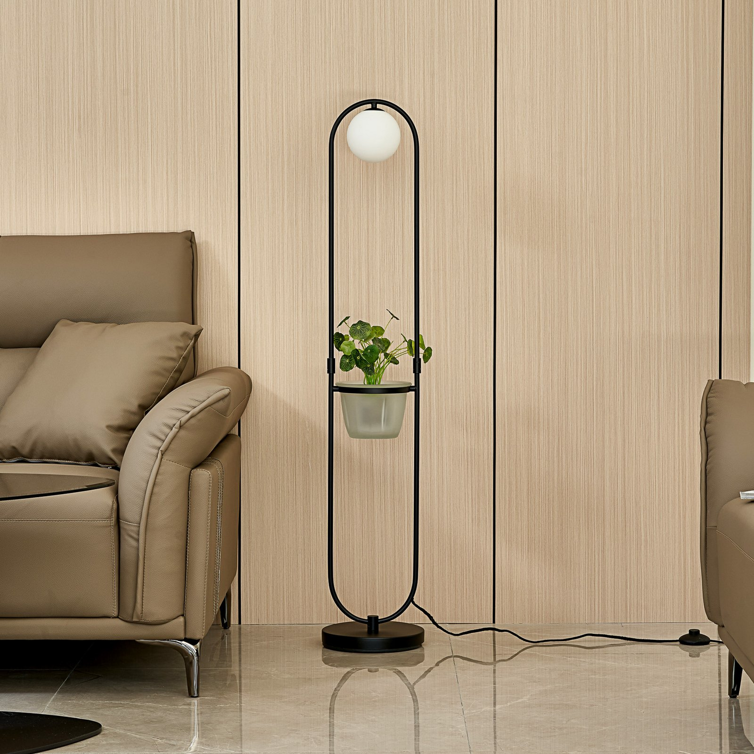 B-Ware Lindby Orna Stehleuchte Stehlampe Leselampe Leuchte Lampe Blumenampel Einflammig - 4251911763348