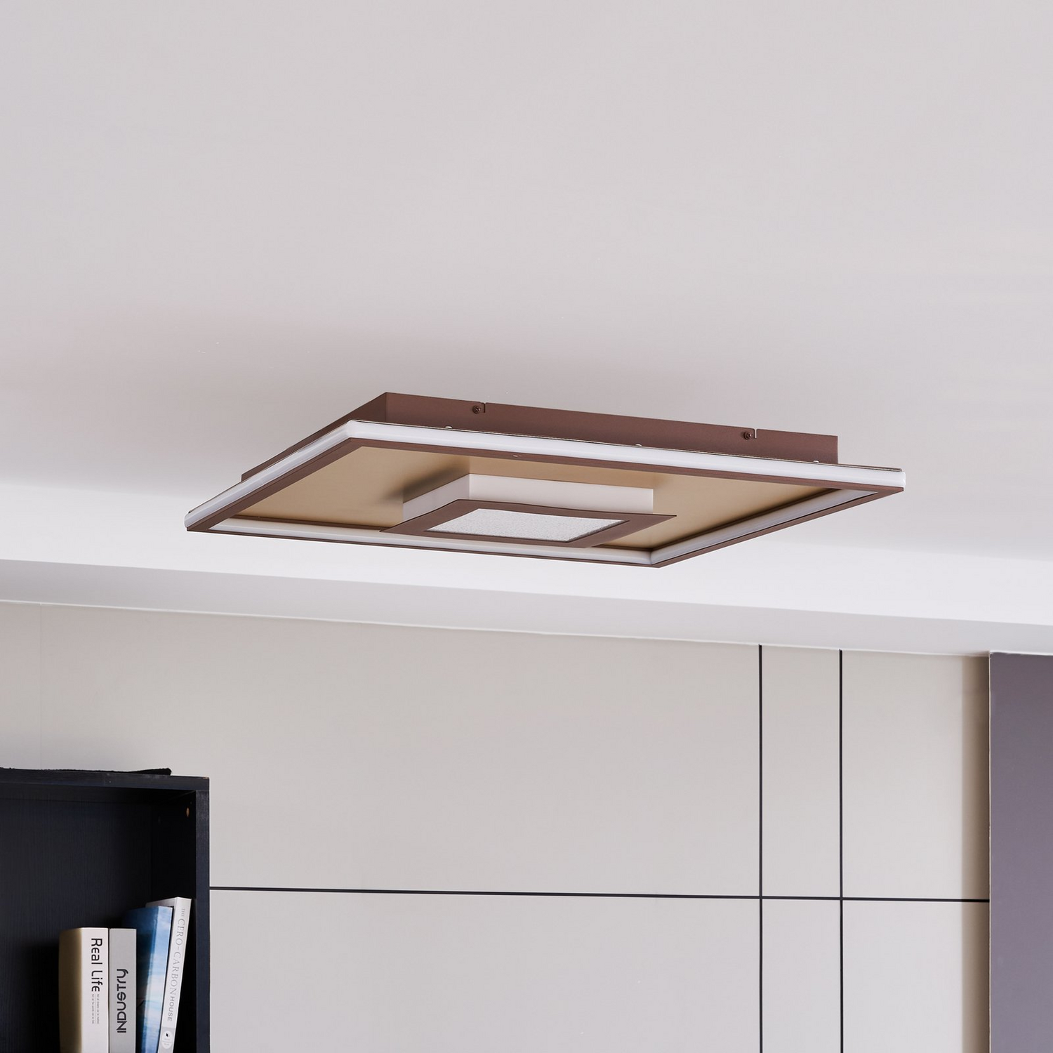 B-Ware Lindby Pekela Led Deckenlampe Eckig 60 Cm Deckenleuchte Spot Lampe Siehe Text - 4251911760071