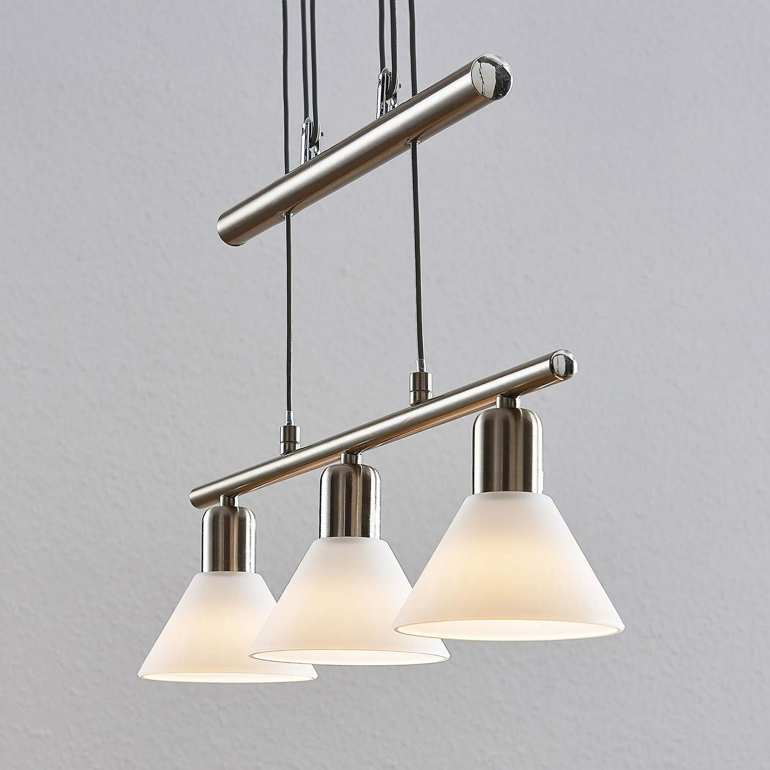 B-Ware Lindby Pendelleuchte Delira Pendelleuchte Lampe Leuchte 3 Flammig E14 Led G858