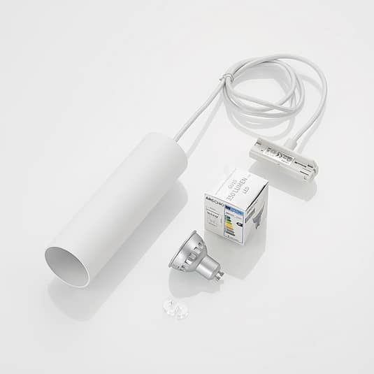 B-Ware Lindby Cees Pendelleuchte Pendelleuchte Lampe Leuchte 1 Phasen Schiene Weiß - 4251911701579
