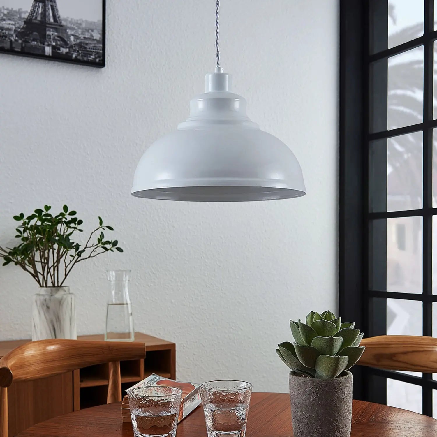 B-Ware Lindby Pendelleuchte Albertine Pendellampe Hängeleuchte Lampe Esszimmer 2 Stück - 4251096557459