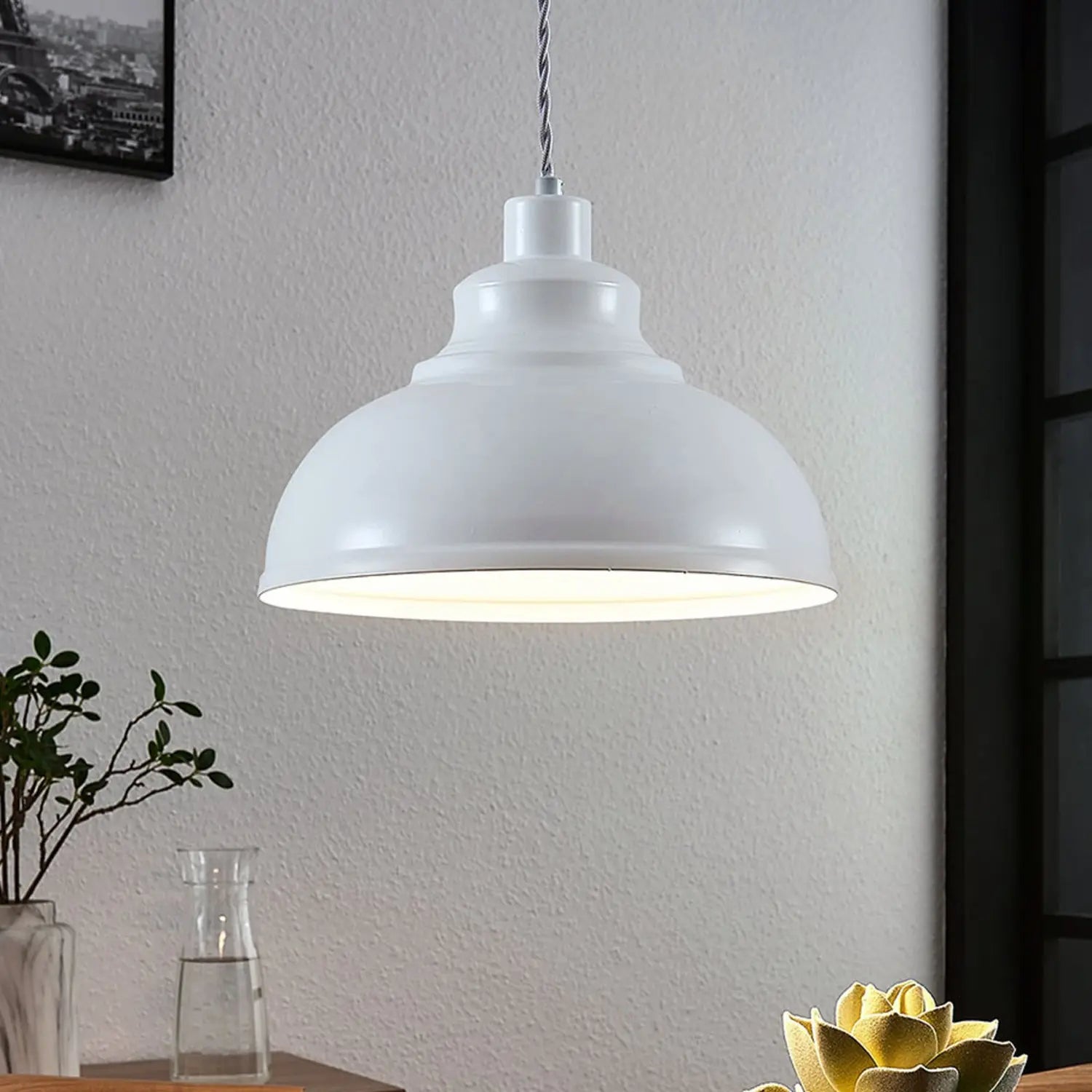 B-Ware Lindby Pendelleuchte Albertine Pendellampe Hängeleuchte Lampe Esszimmer 2 Stück - 4251096557459