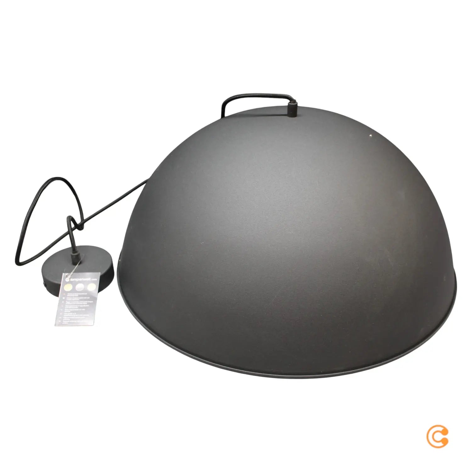 B-Ware Lindby Pendelleuchte Hängelampe E27 Led Bowl Schwarz Esszimmer Küche Wohnzimmer - 4251096552379