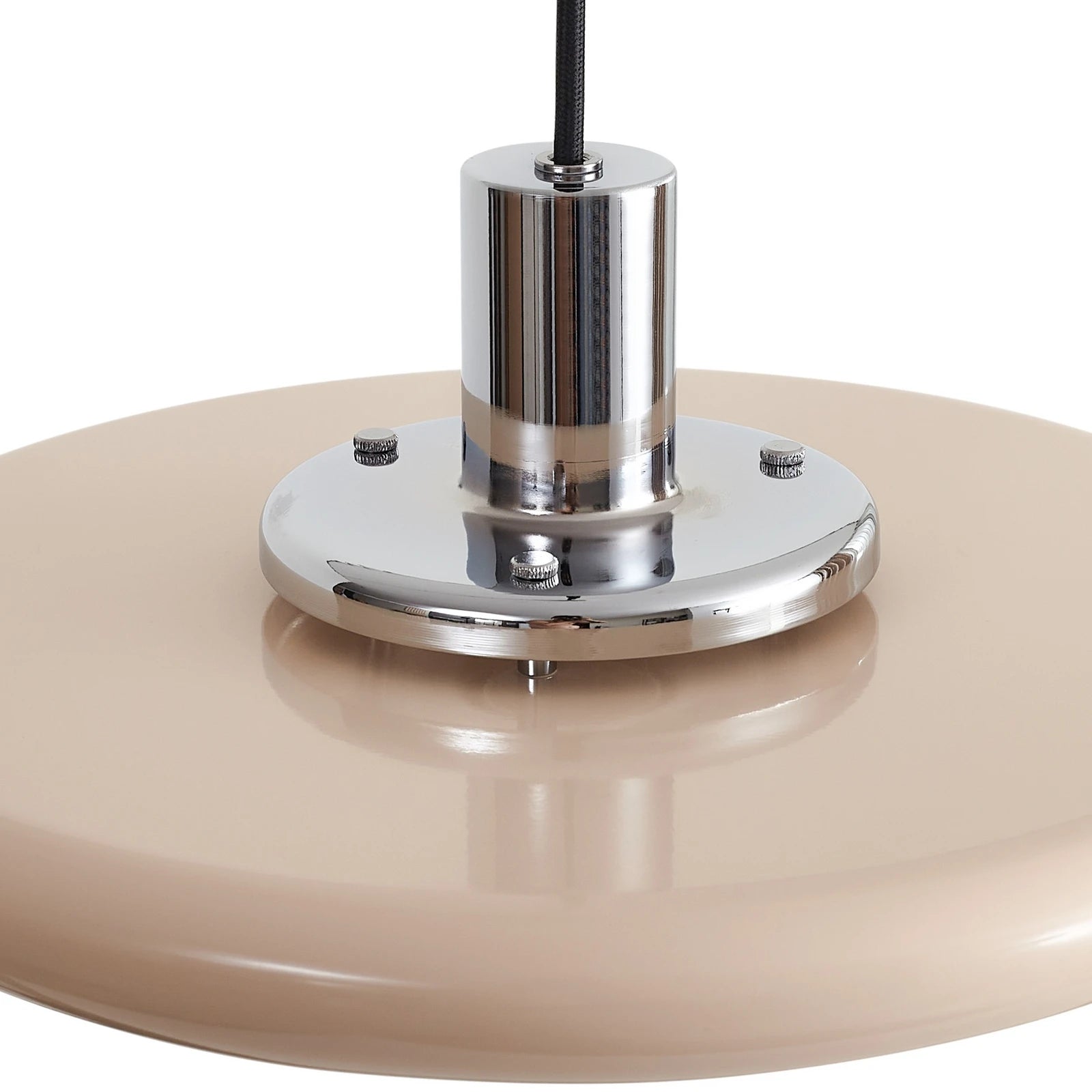 Lindby Pendelleuchte Hängelampe Lampe Retro LED E27 beige Metall 35 cm - 4255830903441