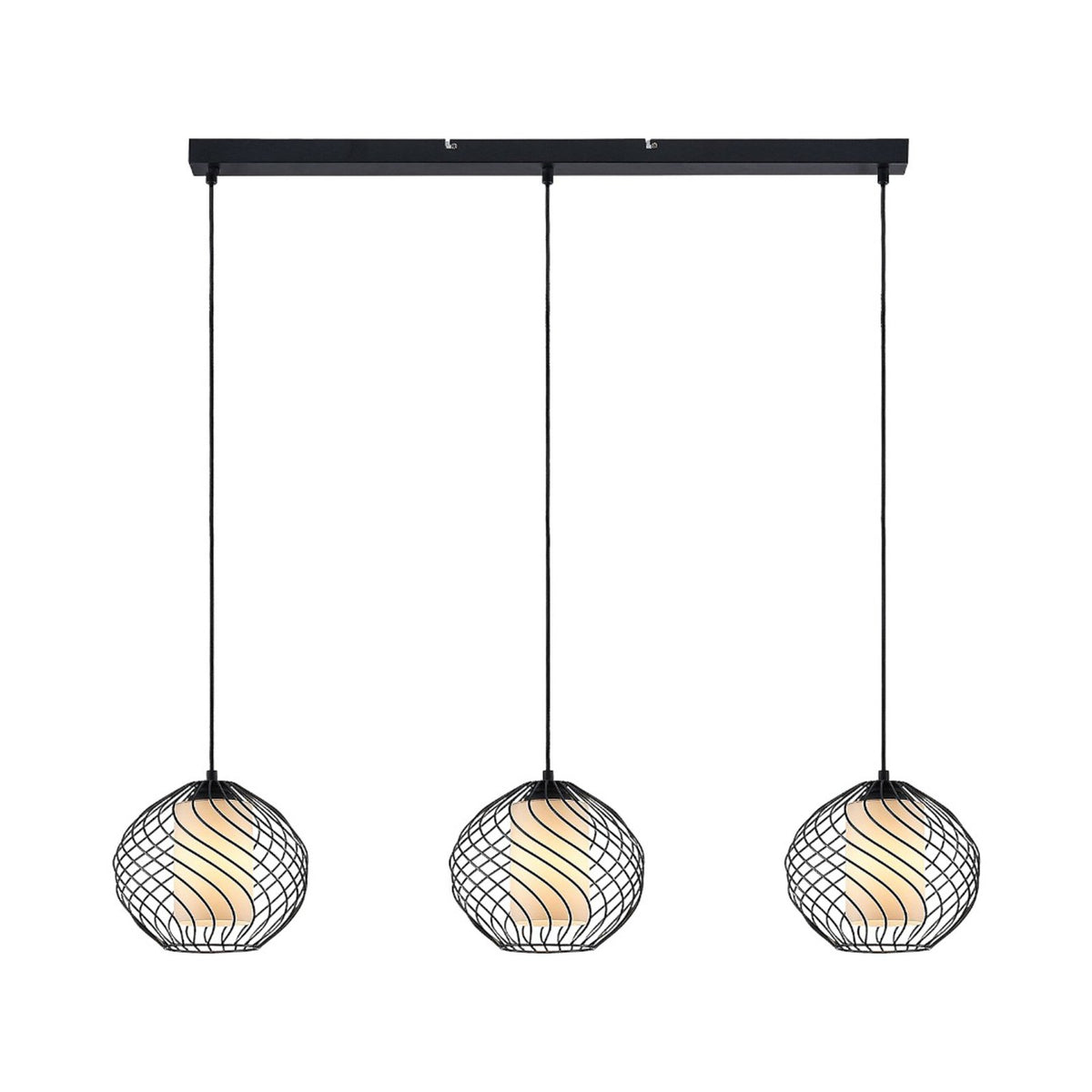 Lindby Cedrice Pendelleuchte Hängeleuchte Deckenlampe Lampe 3-flammig E27867 - 4251096569964
