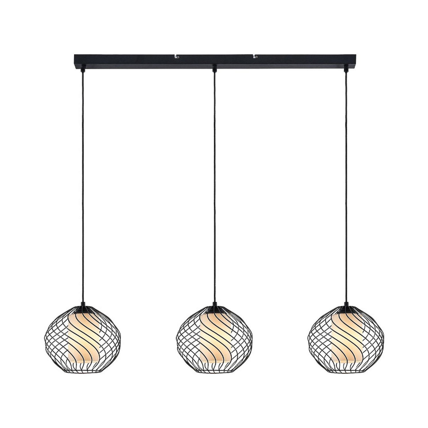 B-Ware Lindby Cedrice Pendelleuchte Hängeleuchte Deckenlampe Lampe 3 Flammig E27867