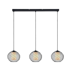 Suspension Lindby Cedrice (produit de seconde main), 3 ampoules E27