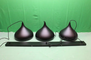 B-Ware Lindby Pendelleuchte Hängelampe Schwarz Metall 133cm 3 Flammig Siehe Text/Foto