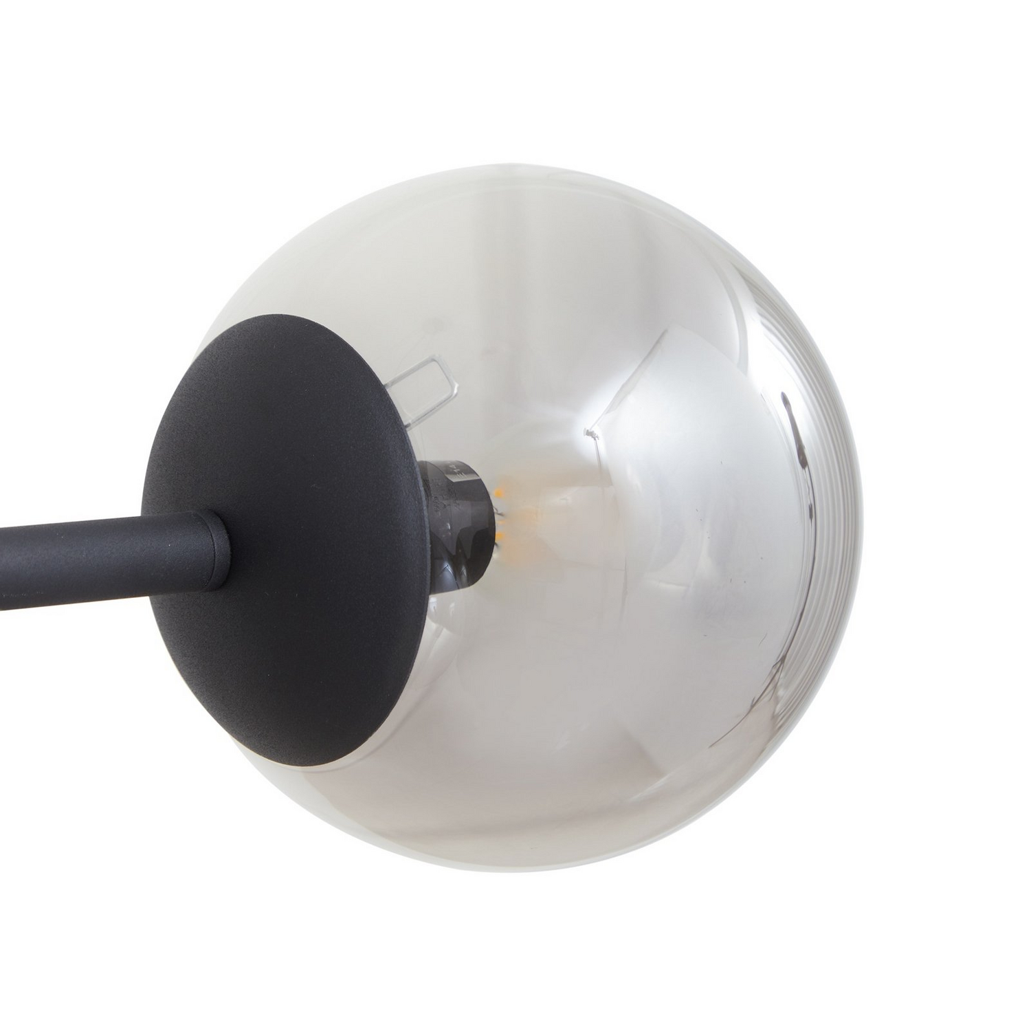 B-Ware Lindby Pendelleuchte Hängeleuchte Isamer Leuchte Rauchgrau Kugel 130 Cm Lampe