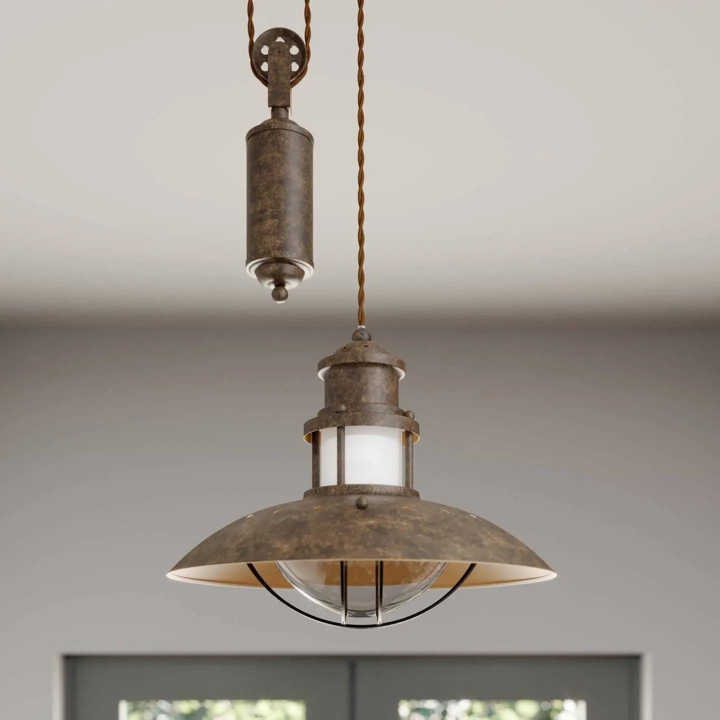 B-Ware Lindby Seilzug Pendelleuchte Louisanne Pendelleuchte Lampe Küchenlampe E27 Br901 - 4251096524161