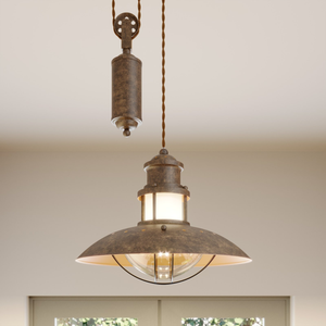 B-Ware Lindby Seilzug Pendelleuchte Louisanne Pendelleuchte Lampe Küchenlampe E27 Br882