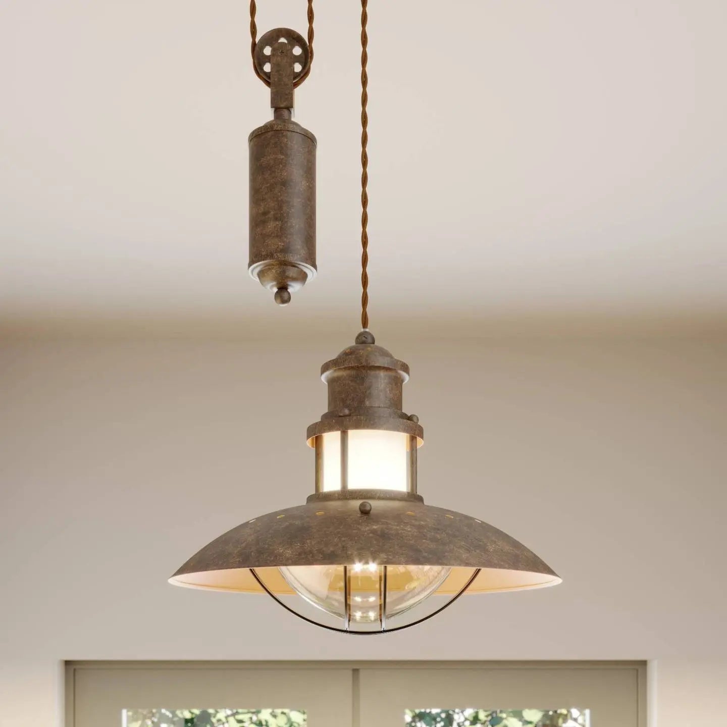 B-Ware Lindby Seilzug Pendelleuchte Louisanne Pendelleuchte Lampe Küchenlampe E27 Br901 - 4251096524161