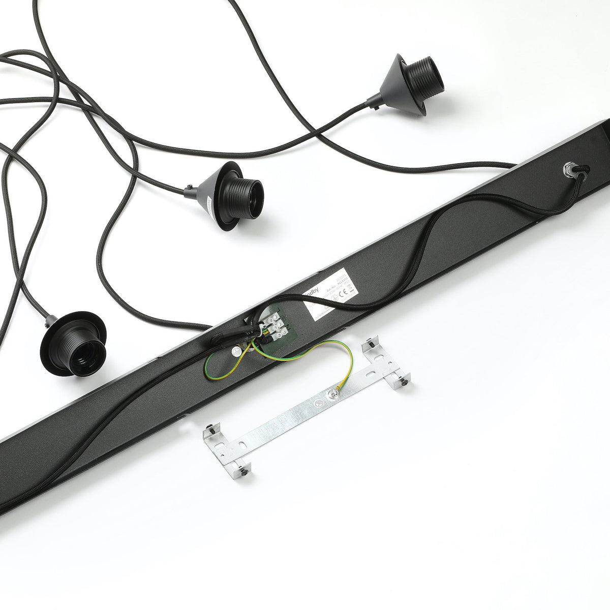 Lindby Marla Pendelleuchte Hängelampe Deckenlampe 3flg E27 rauchgrau SIEHE TEXT - 4251096569766