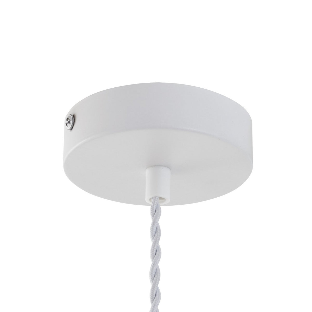 Lindby Pendelleuchte Hängelampe Nuvia weiß 3D Druck Lampenschirm 15 5 cm354 - 4255830901263