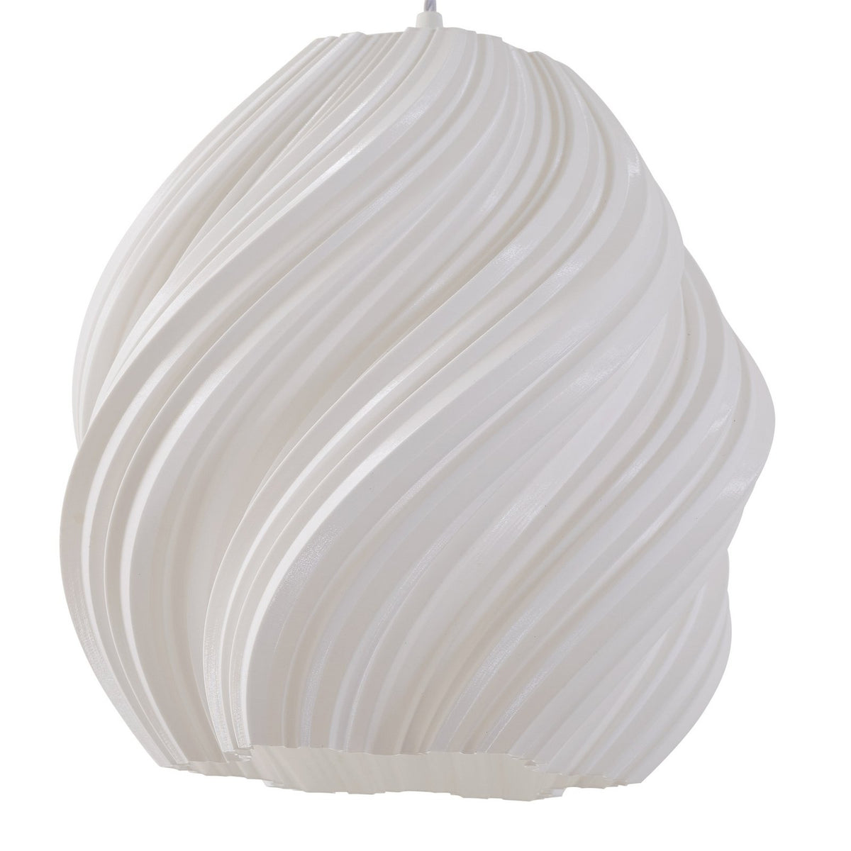 Lindby Pendelleuchte Lampe Nuvia weiß 3D Druck 30 cm - 4255830901287