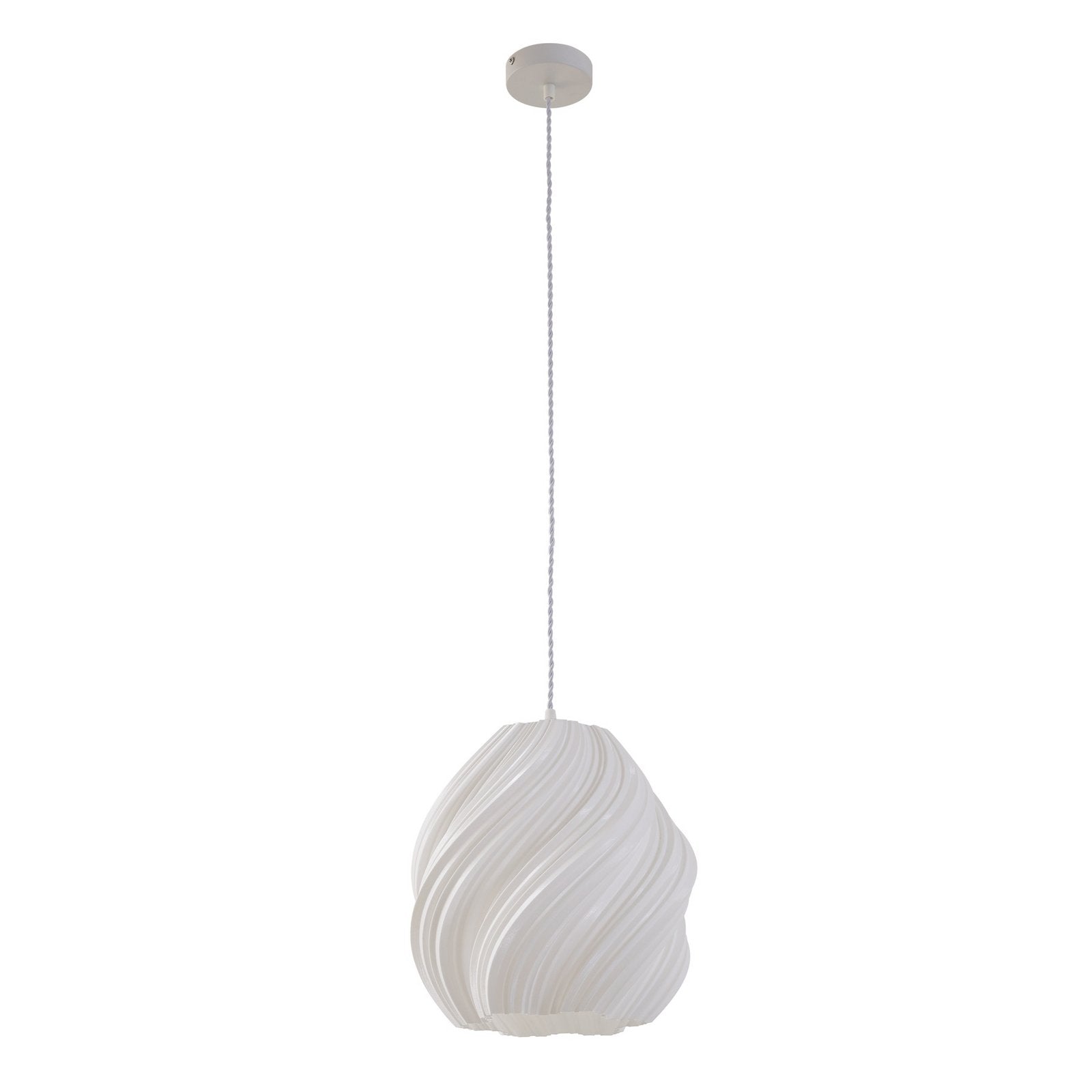 Lindby Pendelleuchte Lampe Nuvia weiß 3D Druck 30 cm - 4255830901287
