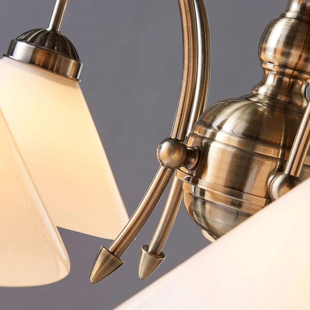 B-Ware Lindby Glas Pendelleuchte Otis 5 Flg Deckenlampe Hängeleuchte E27 Siehe Text - 4251096525076