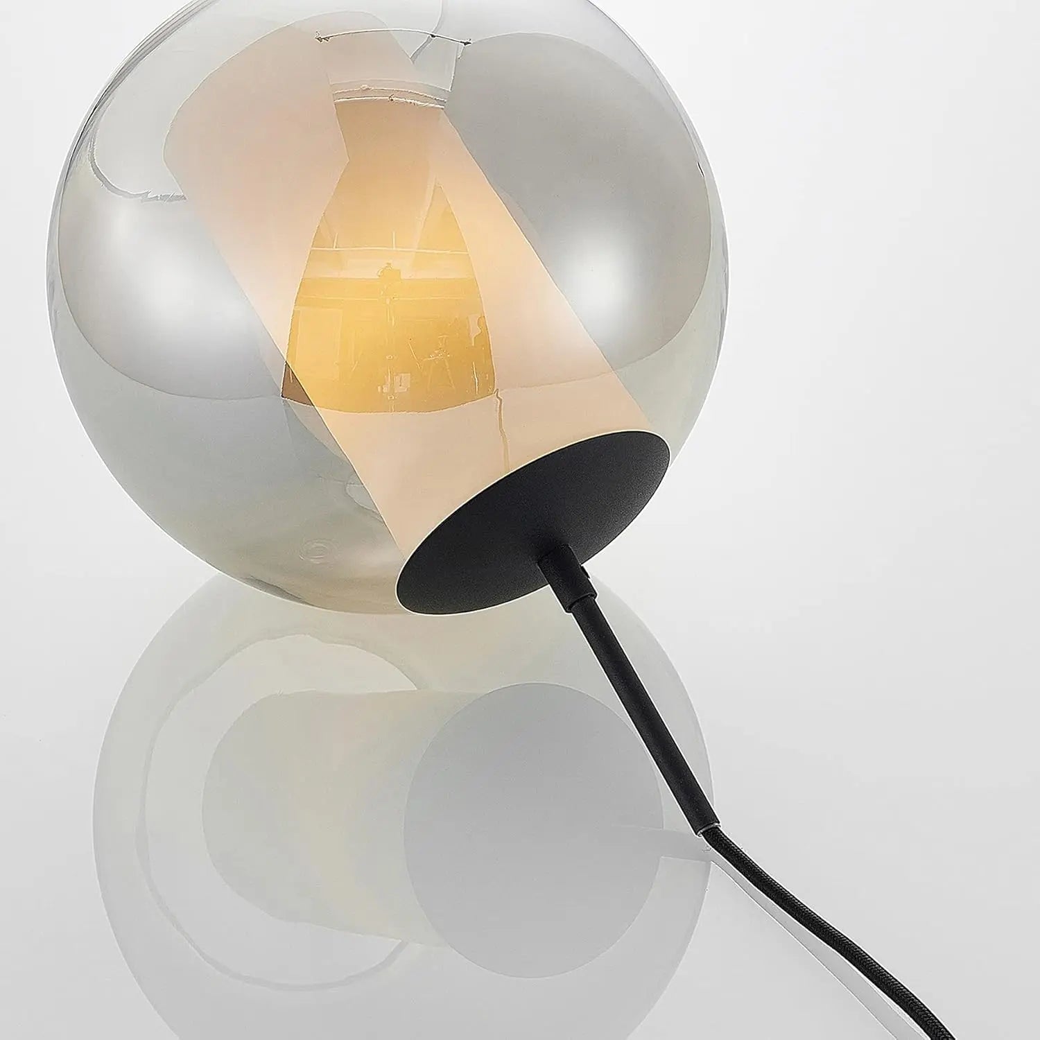 B-Ware Pendelleuchte Hängelampe Hängeleuchte Lindby Glas Wohnzimmer Esszimmer Alu - 4251096566536
