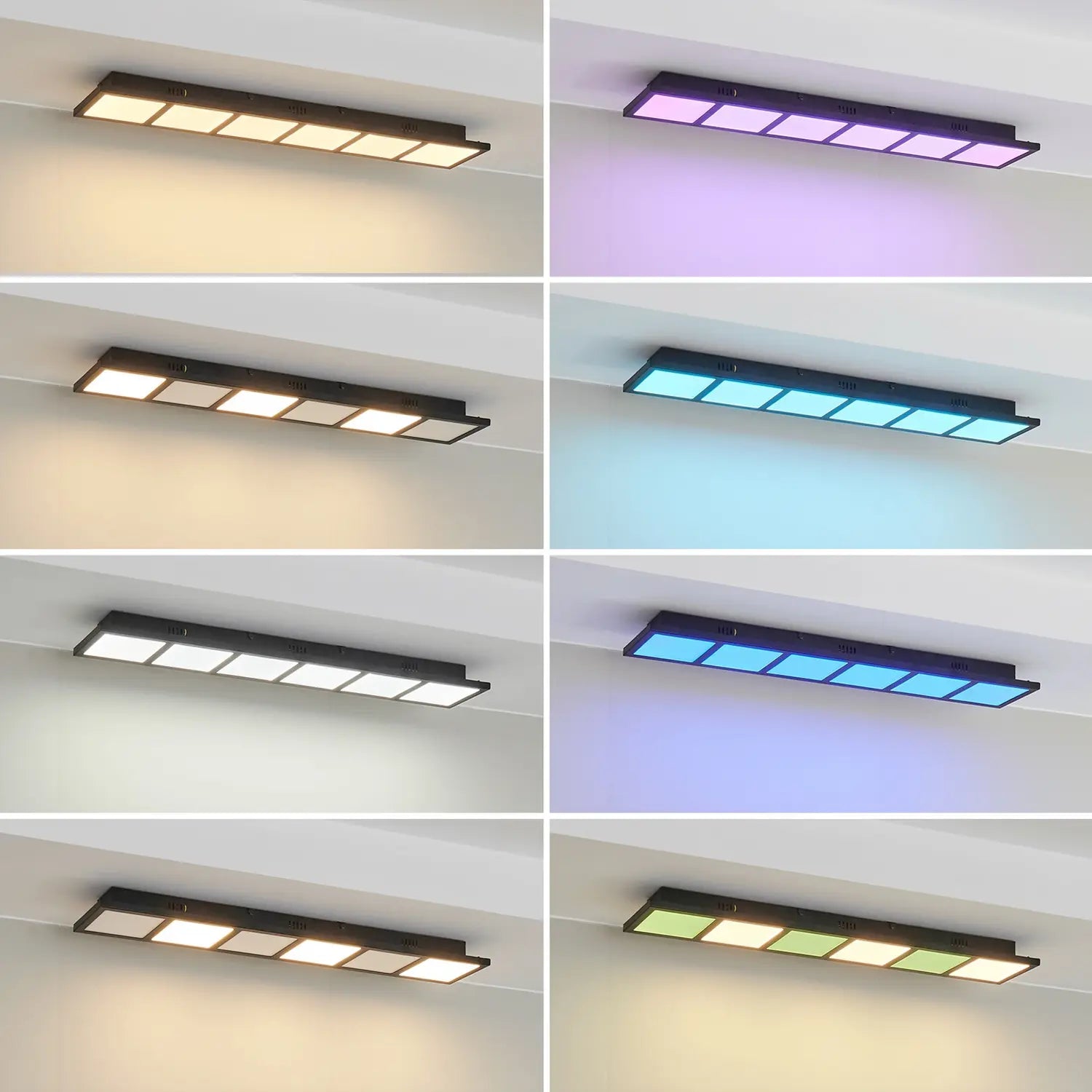 B-Ware Lindby Led Deckenleuchte Raymie Rgbw Deckenlampe L84cm Fernbedienung  - 4251911762457