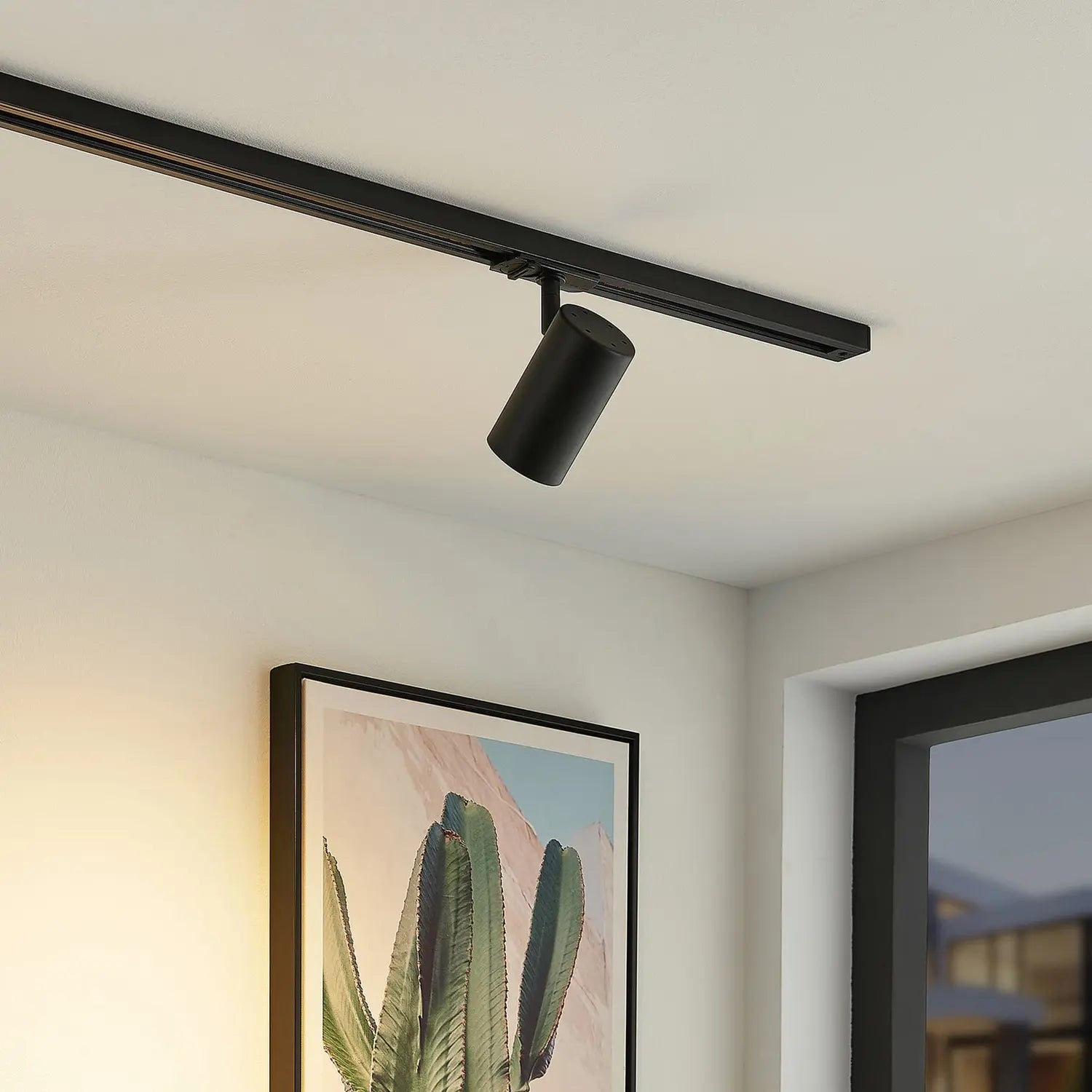 B-Ware Lindby Schienenstrahler Deckenlampe Linaro 1 Phasen Schiene Gu10 Schwarz 3 Stück - 4251911701500