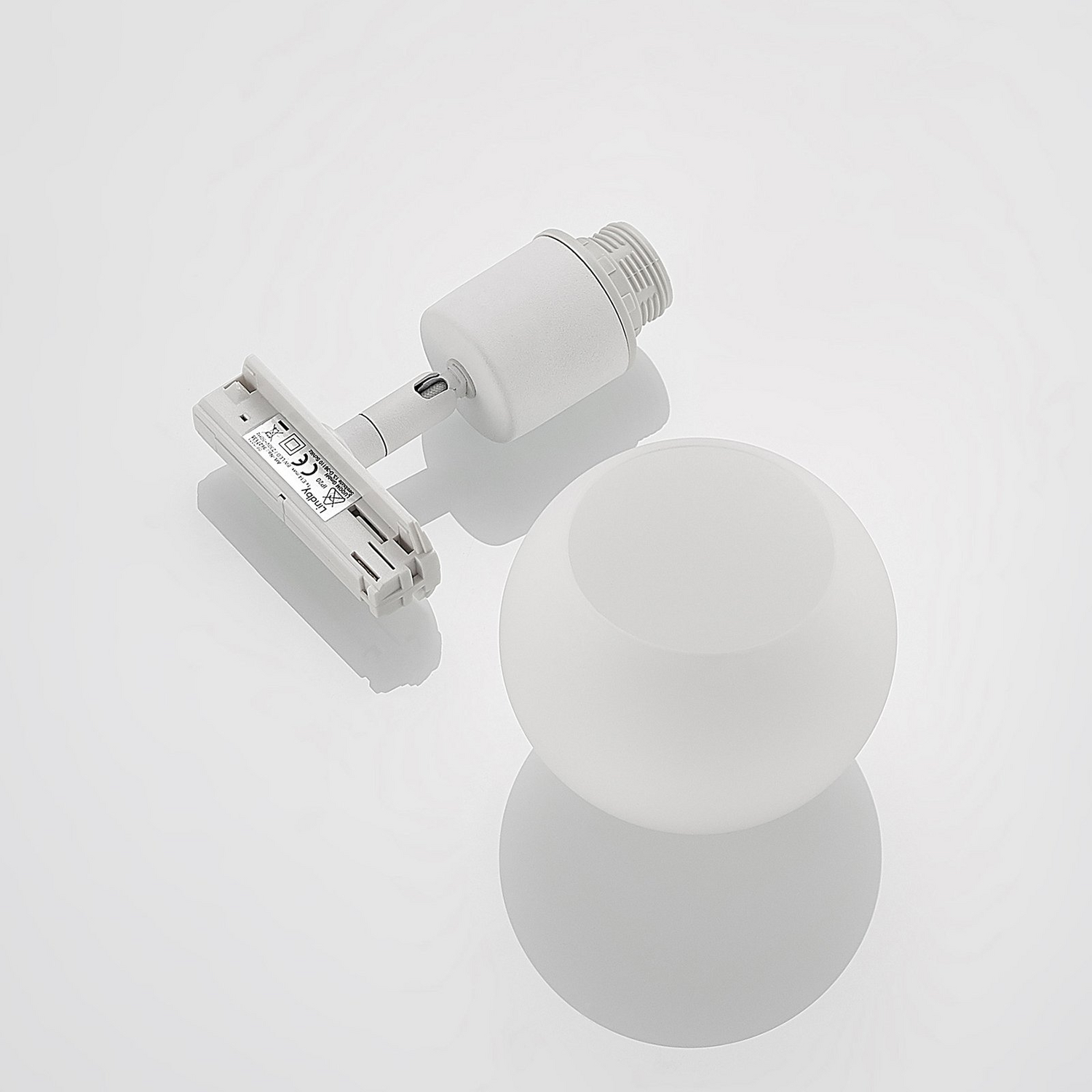 B-Ware Lindby Schienenspot Leuchte E14 Weiß Schienensystem 1 Phasen 3 Stück - 4251911701395
