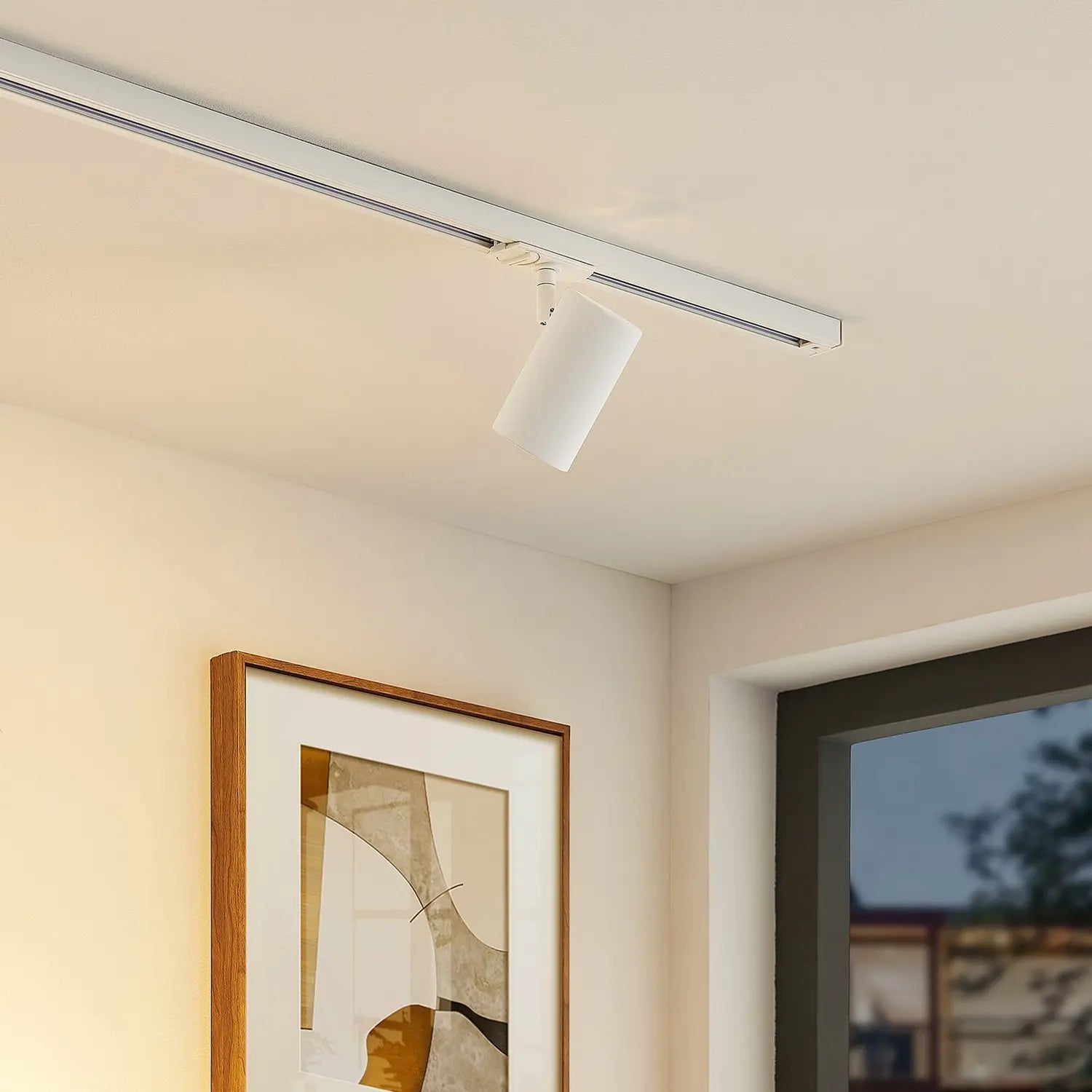 B-Ware Lindby Schienenstrahler Linaro Deckenlicht Gu10 ø 6 Cm Weiß 1 Phasen 2 Stück - 4251911701517