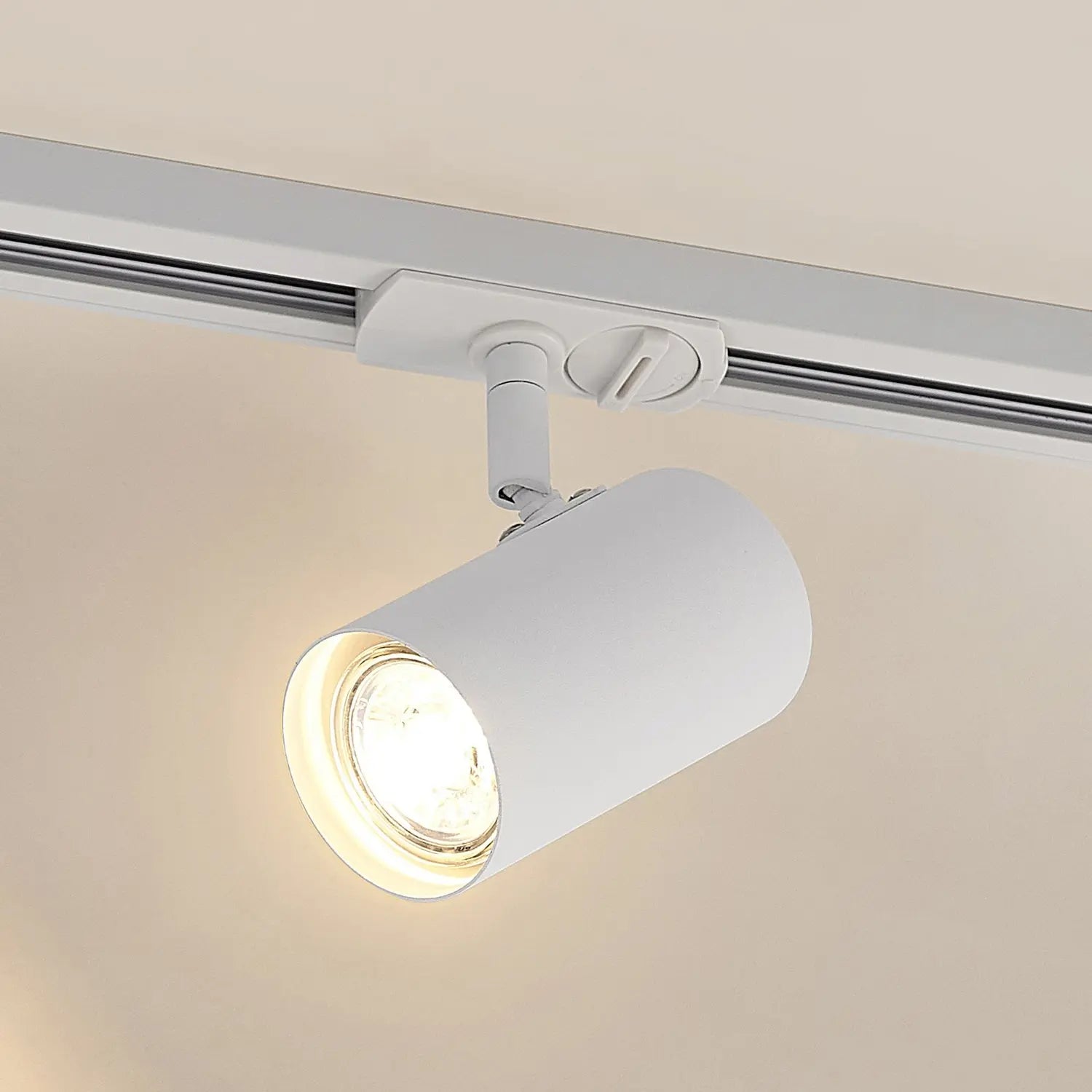 B-Ware Lindby Schienenstrahler Linaro Deckenlicht Gu10 ø 6 Cm Weiß 1 Phasen 2 Stück - 4251911701517