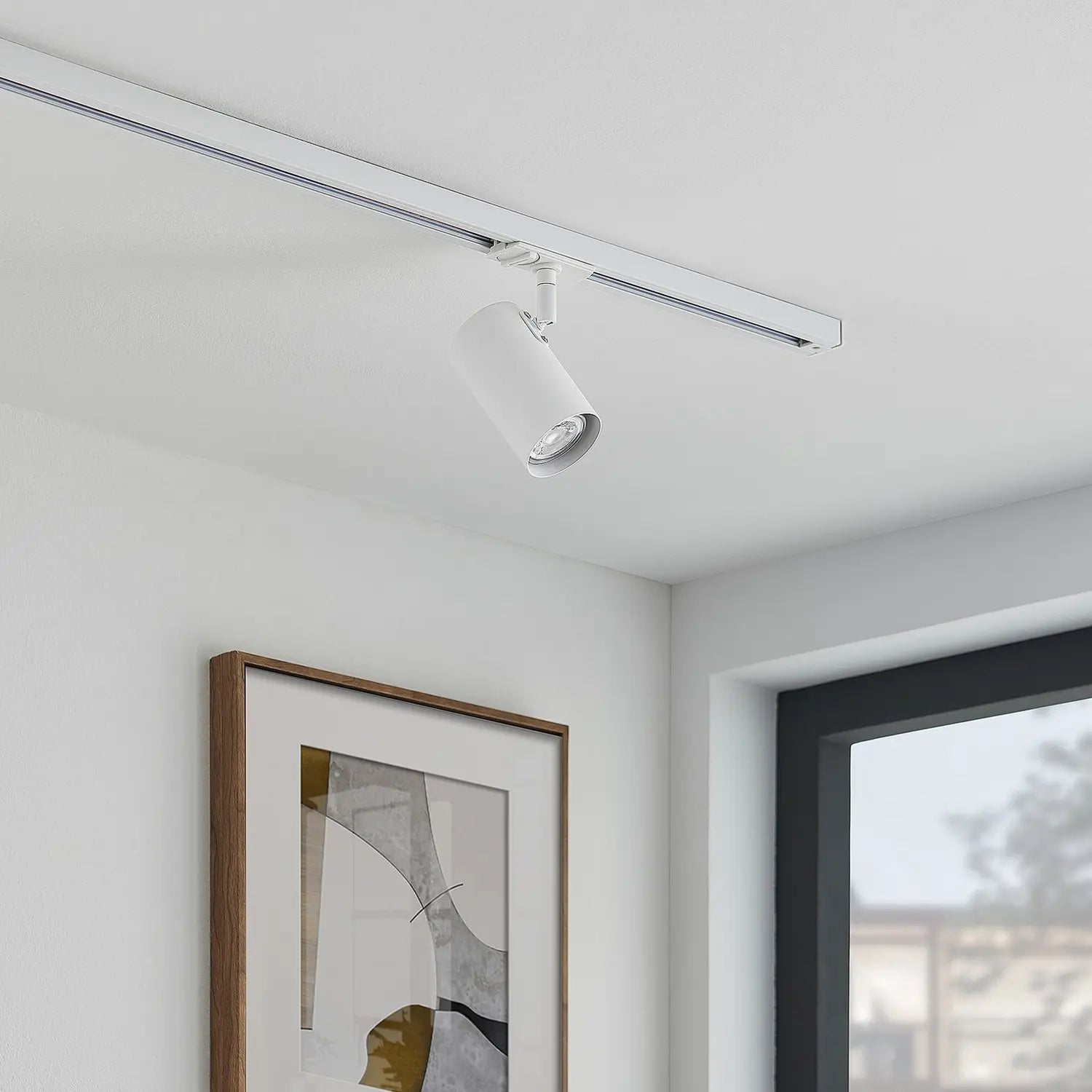 B-Ware Lindby Schienenstrahler Linaro Deckenlampe Gu10 ø 6 Cm Weiß 1 Phasen 2 Stück - 4251911701517