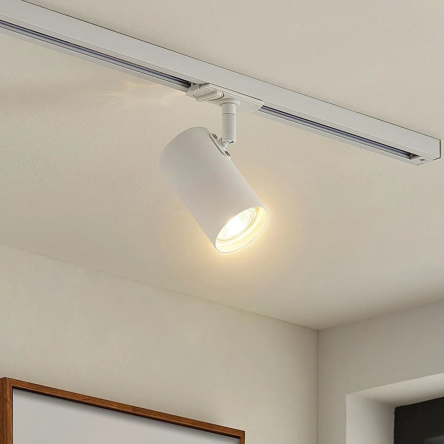 B-Ware Lindby Schienenstrahler Linaro Deckenlampe Gu10 ø 6 Cm Weiß 1 Phasen 2 Stück - 4251911701517