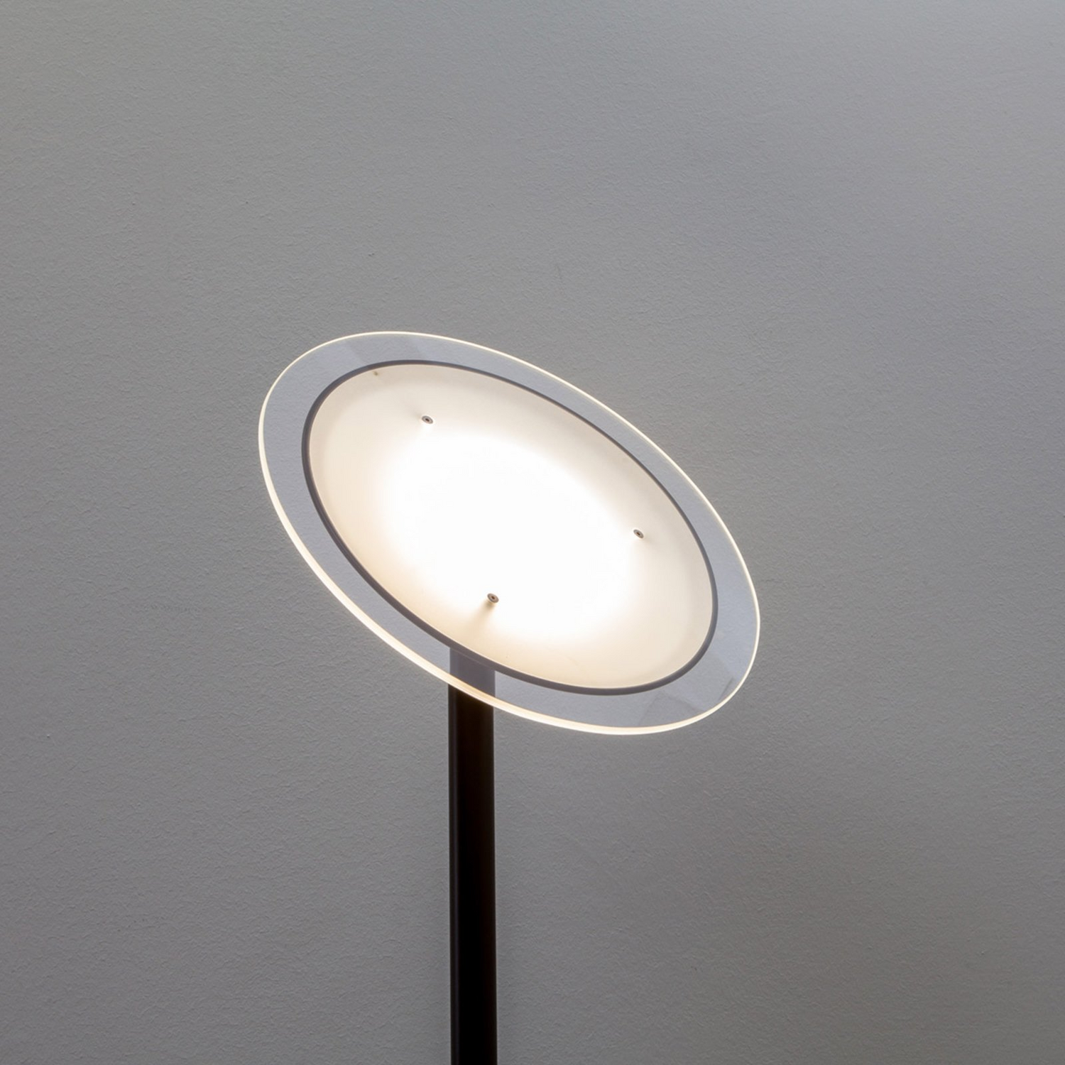 B-Ware Lindby Led Deckenfluter Malea Stehlampe Lampe Leuchte Wohnzimmerlampe Schwarz