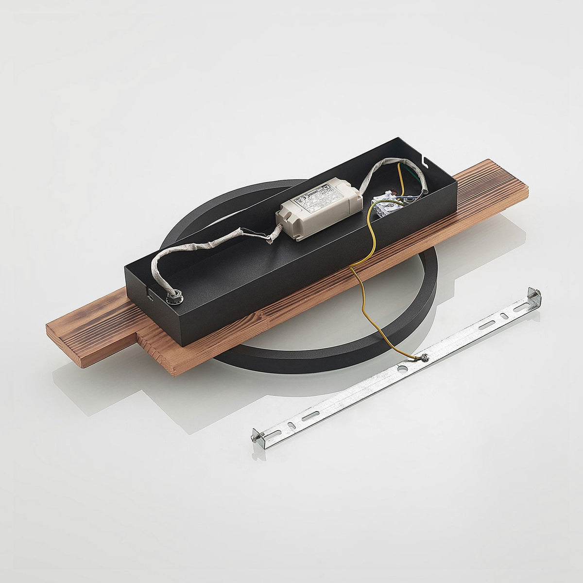 Lindby Deckenleuchte Deckenlampe LED Sentoa Holz hell dimmbar warmweiß Wohnzi639 - 4251911728071
