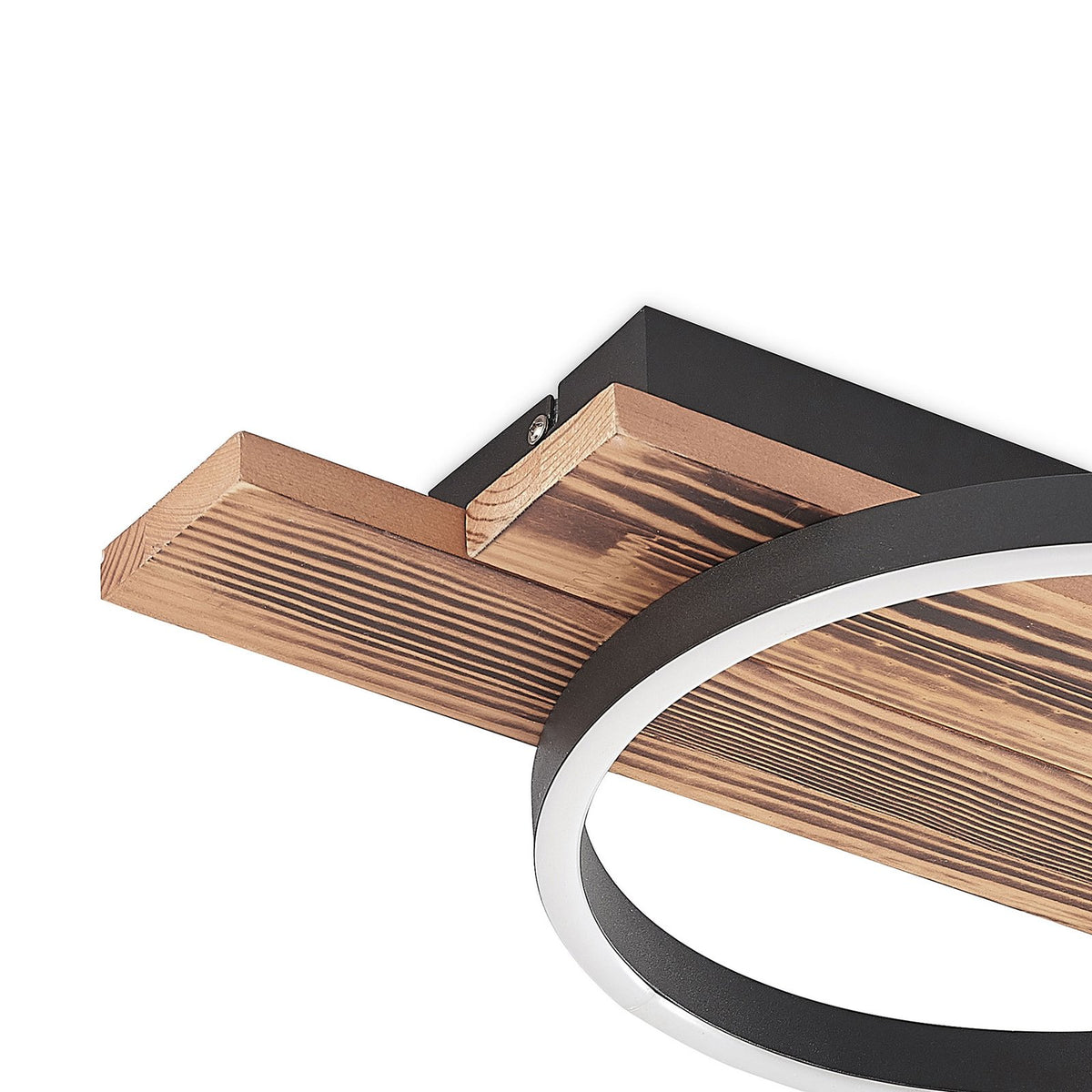 Lindby Deckenleuchte Deckenlampe LED Sentoa Holz hell dimmbar warmweiß Wohnzi639 - 4251911728071