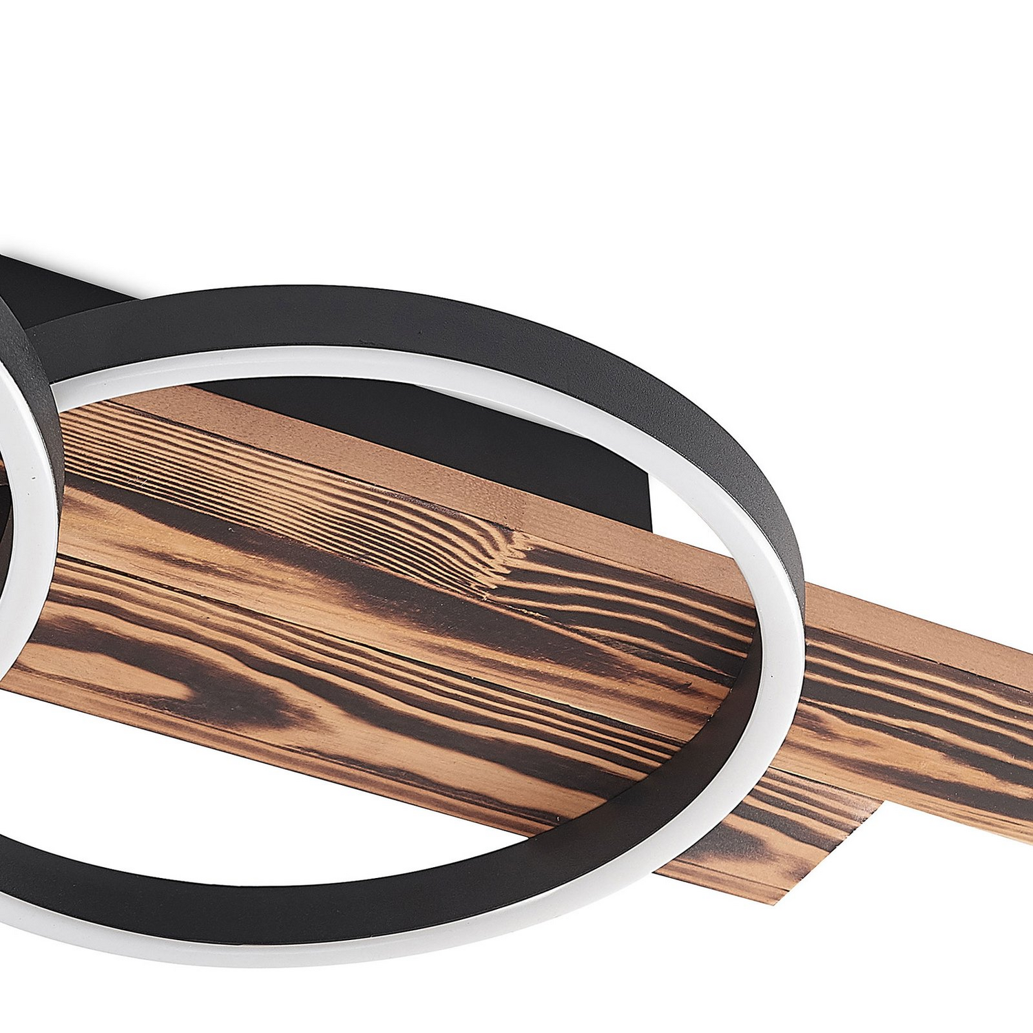 B-Ware Lindby Deckenleuchte Deckenlampe Led Sentoa Holz Wohnzimmer Esszimmer Dimmbar502