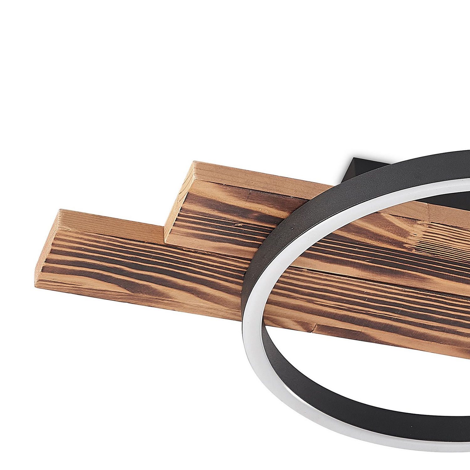 B-Ware Lindby Deckenleuchte Deckenlampe Led Sentoa Holz Wohnzimmer Esszimmer Dimmbar502