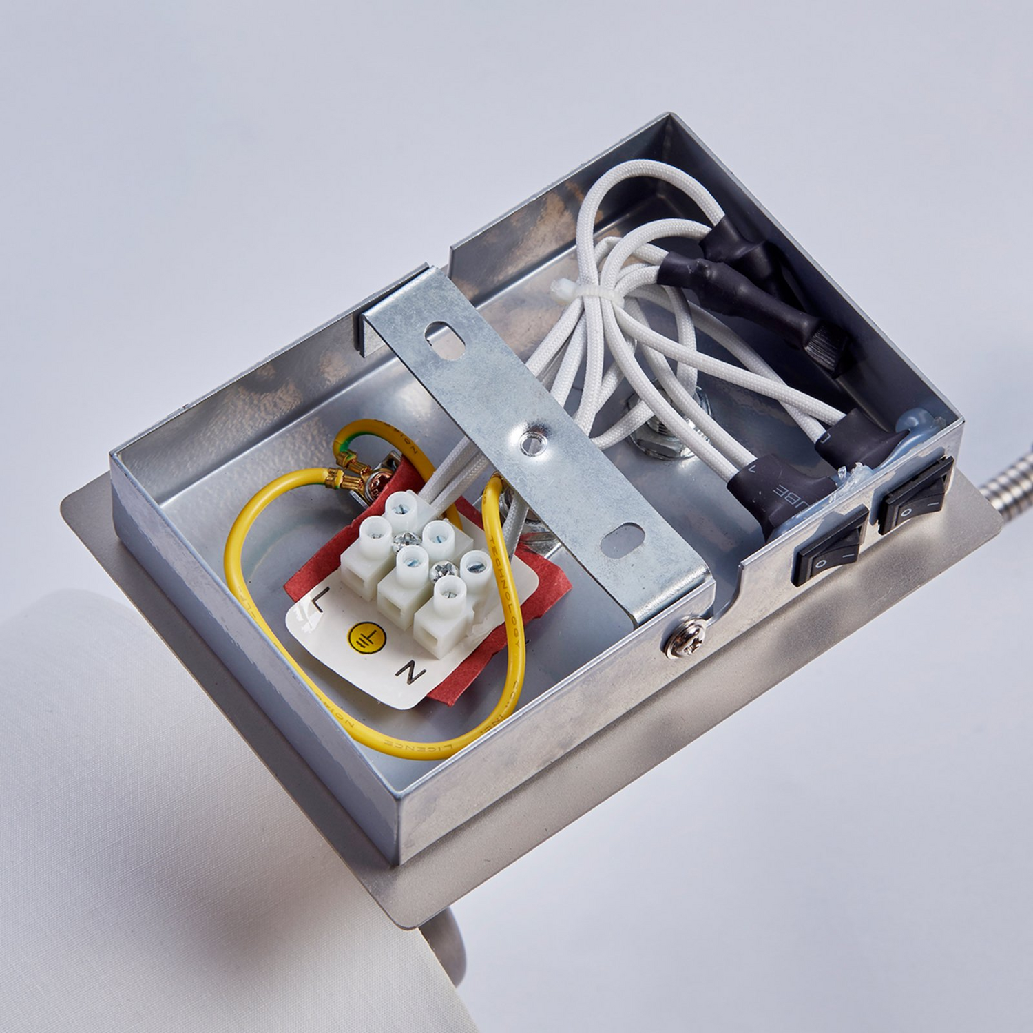 B-Ware Lindby Stoff Wandleuchte Shajan Led Leselicht Wandleuchte Bilderleuchte Leselampe - 4251096521290