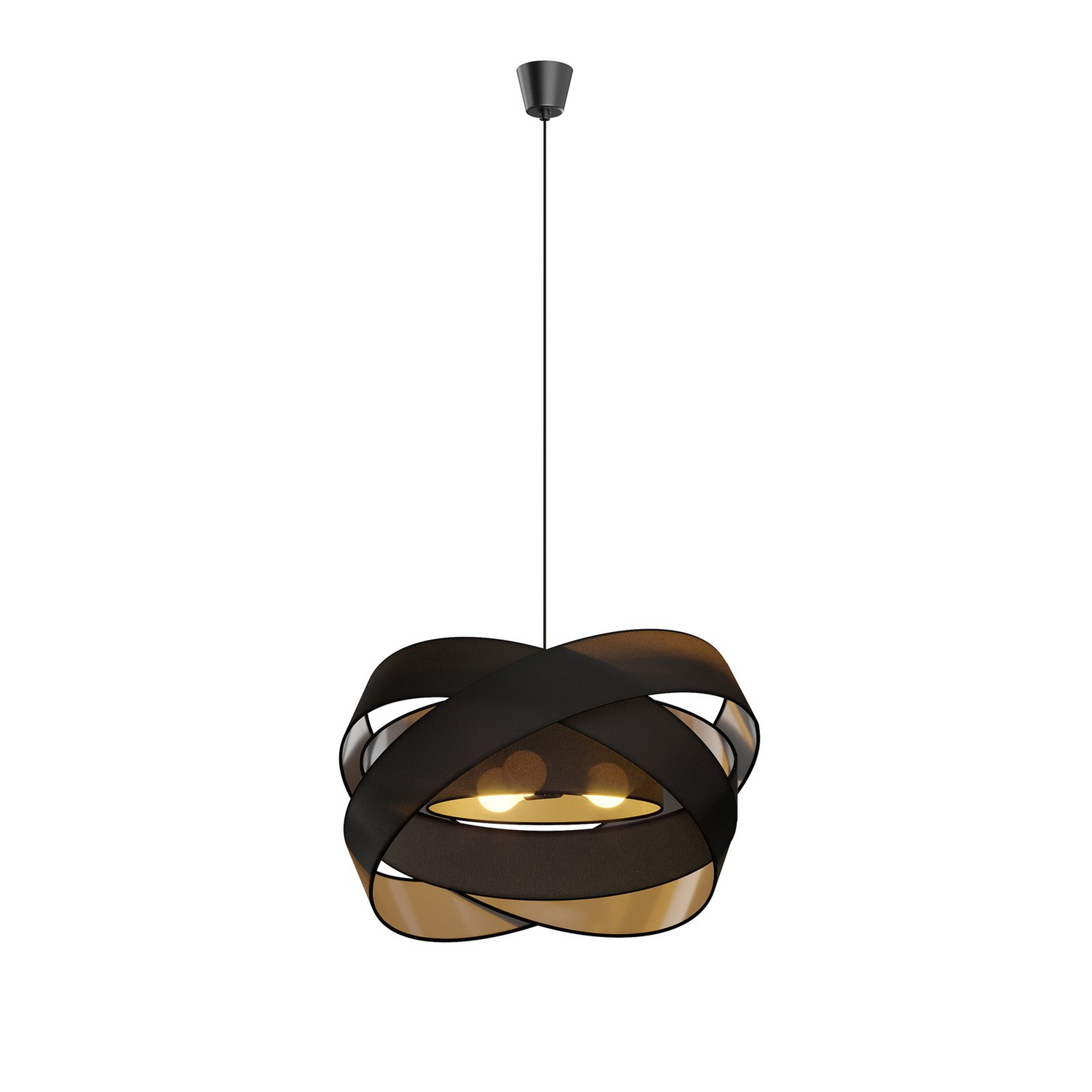 B-Ware Lindby Simaria Stoff Pendelleuchte Deckenlampe Hängelampe Lampe Leuchte Schw629