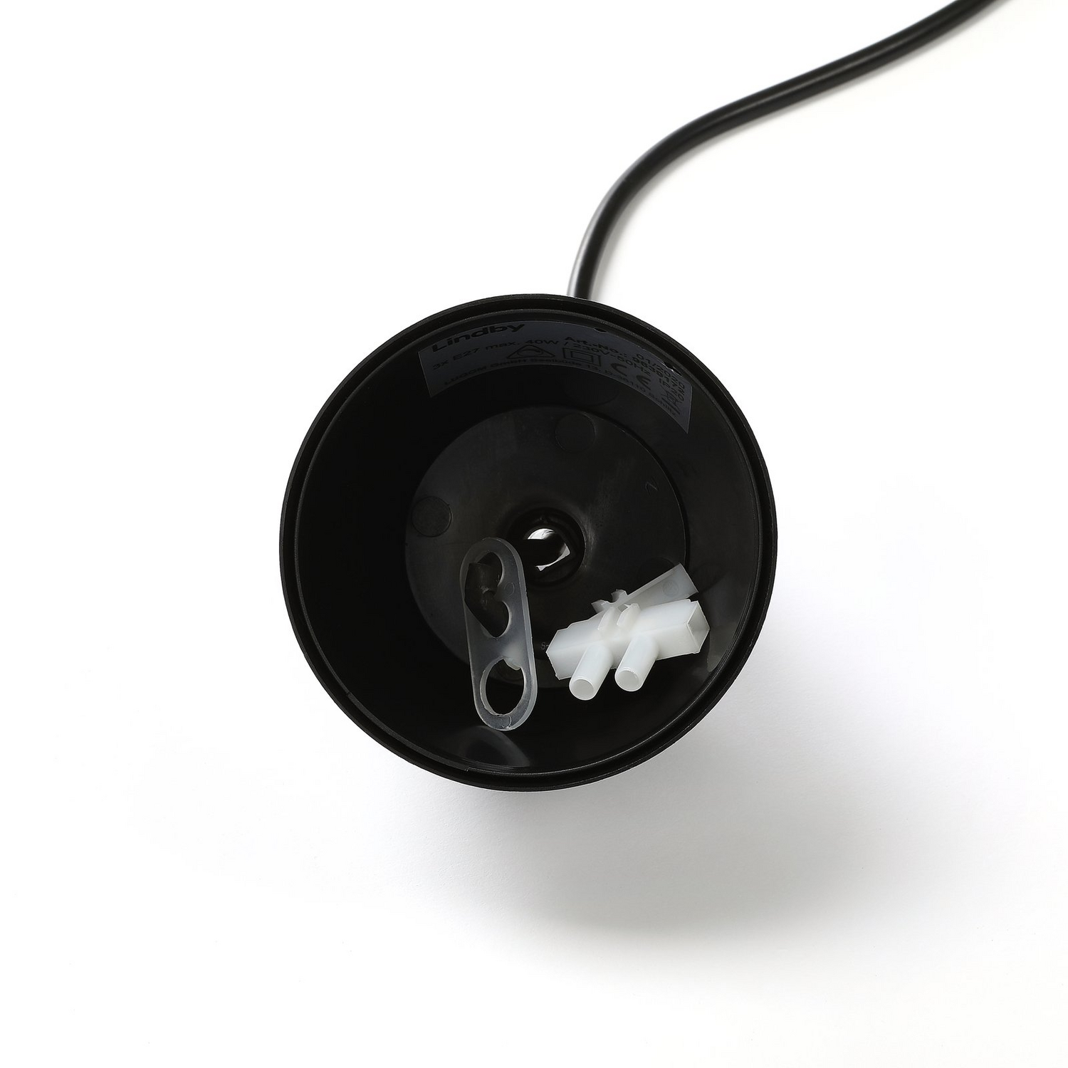 B-Ware Lindby Simaria Stoff Pendelleuchte Deckenlampe Hängelampe Lampe Leuchte Schw629