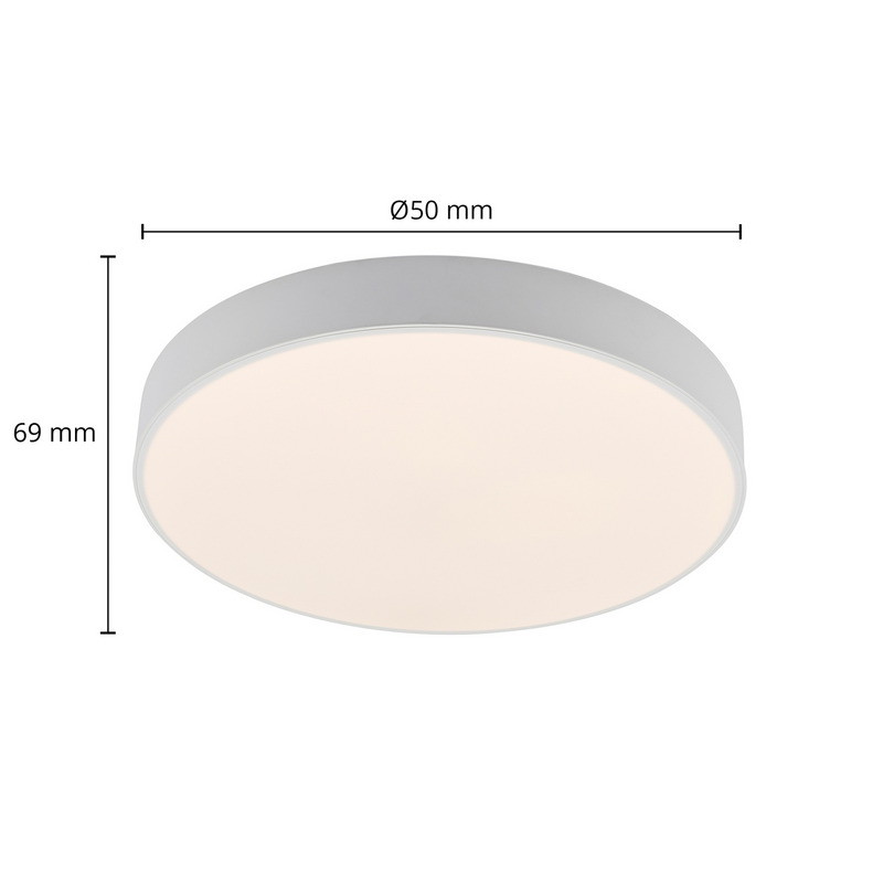 Lindby Deckenleuchte Deckenlampe LED weiß dimmbar Lampe Leuchte Wohnbereich - 4251096585643