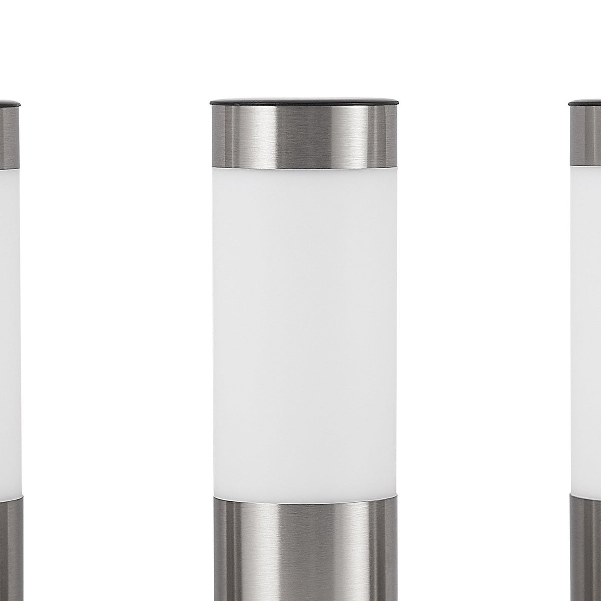 Lindby Solarlampe Solarleuchte LED Erdspießleuchte Set Sirita Silber Opalweiß - 4251911713633