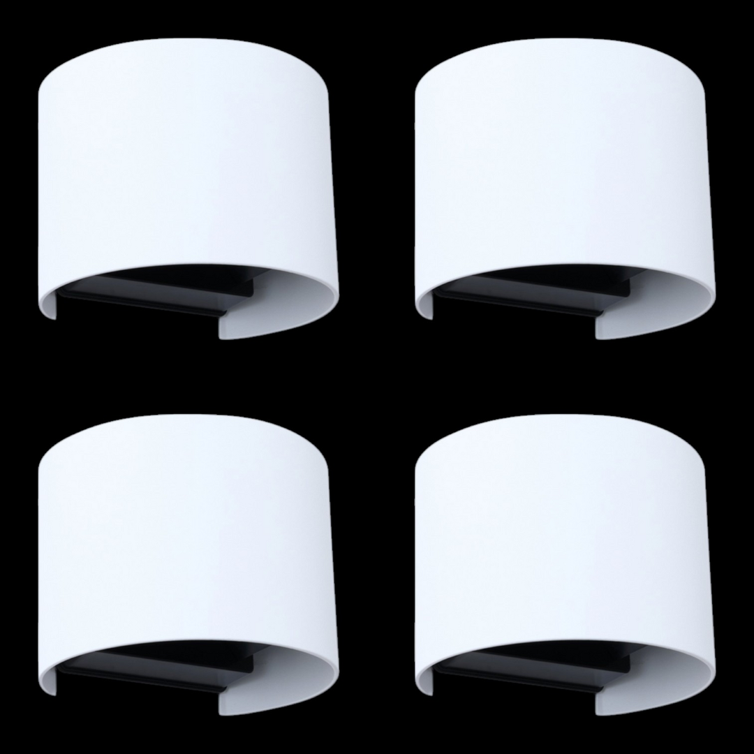 Lindby Smart Led Wandleuchte Wandlampe Leuchte Lampe Weiß Wlan Bluetooth 4 Stück B-Ware - 4251911776553