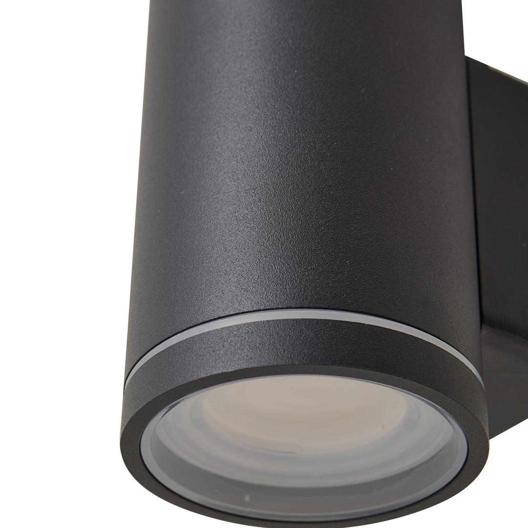 Lindby Led Außenwandleuchte Wandlampe Valtin Dunkelgrau Cct 2 Stück B-Ware - 4251911776331