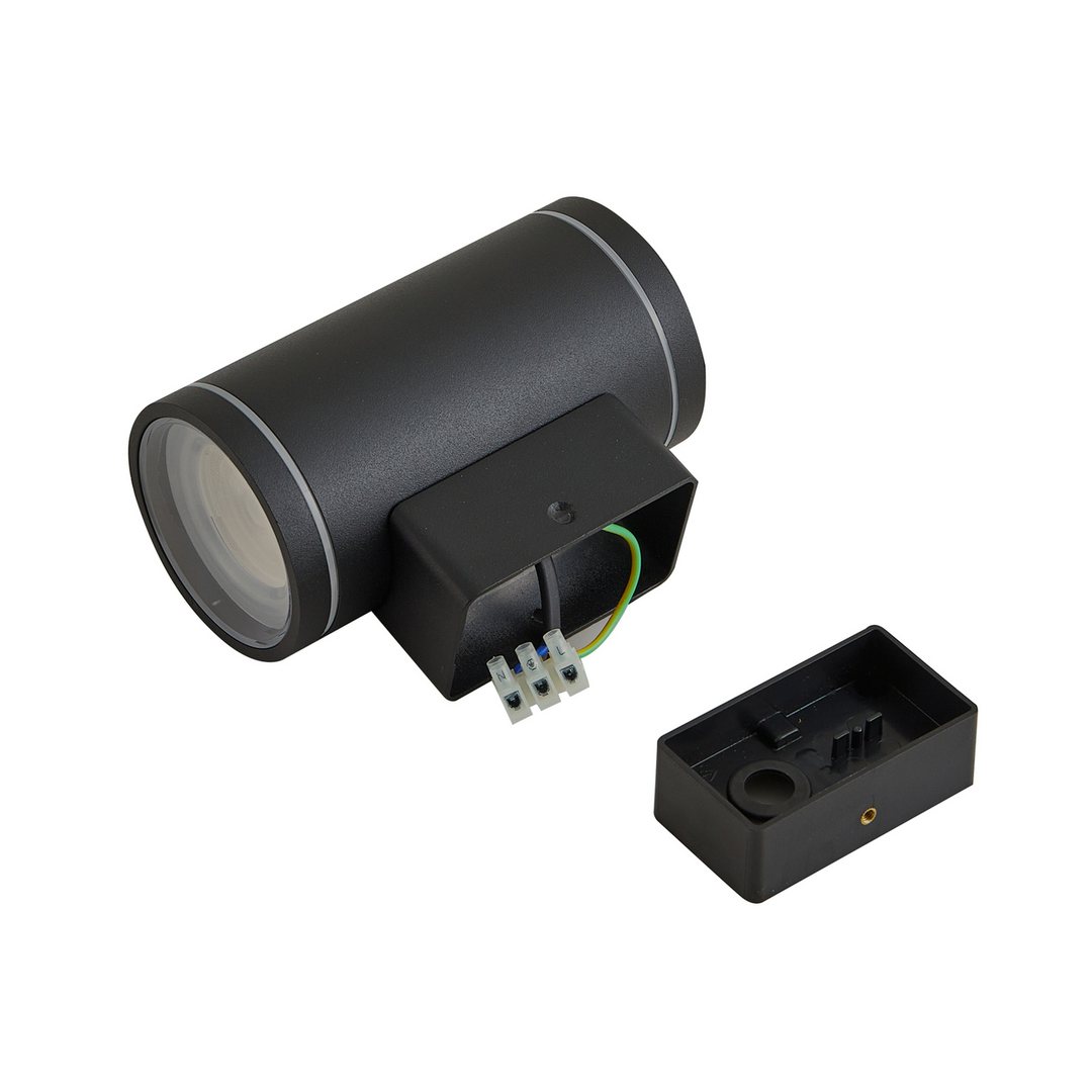 Lindby Led Außenwandleuchte Wandlampe Valtin Dunkelgrau Cct 2 Stück B-Ware - 4251911776331