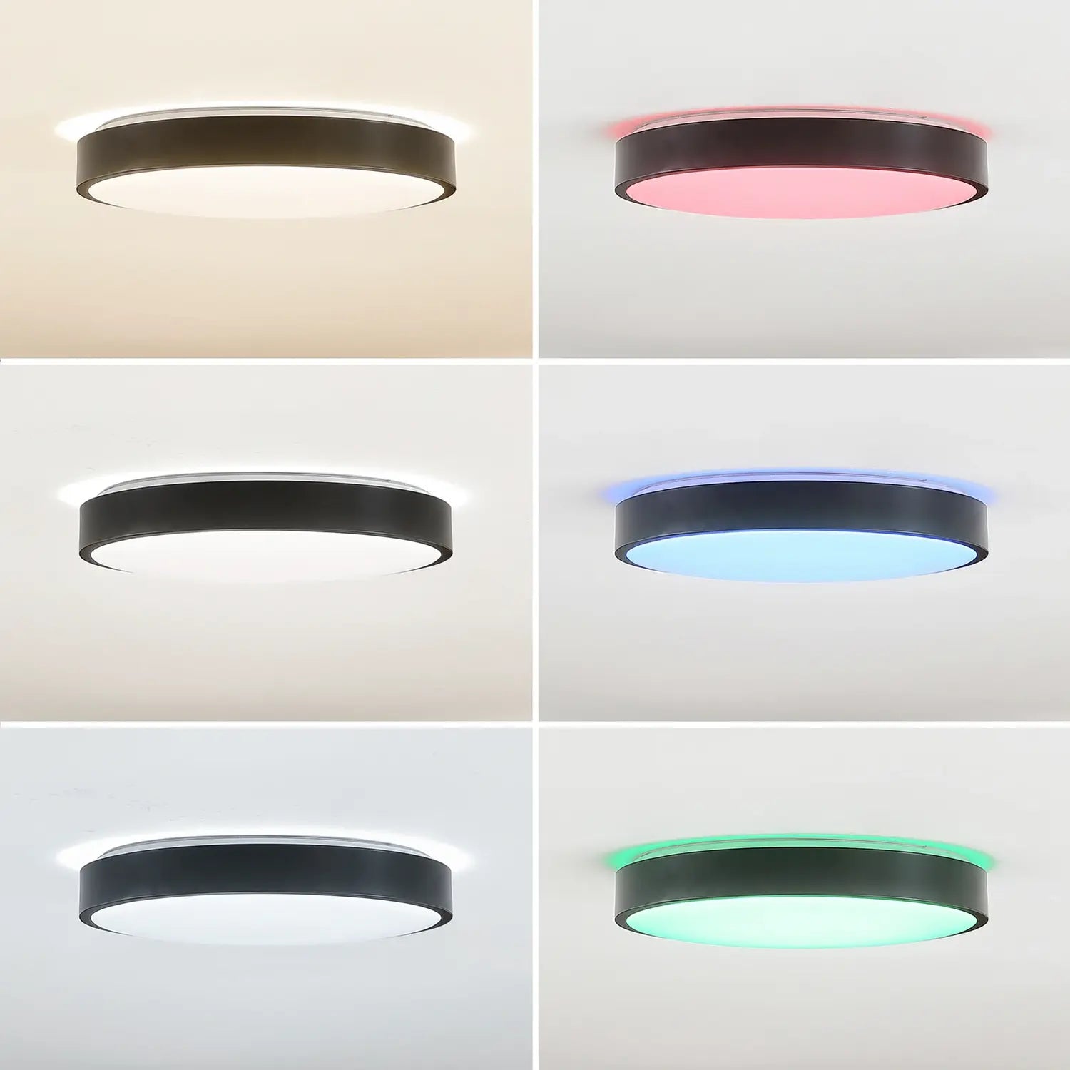 B-Ware Lindby Deckenleuchte Lampe Led Smart Schwarz Tuya App Steuerung Rgb Cct 38 Cm - 4251911766882
